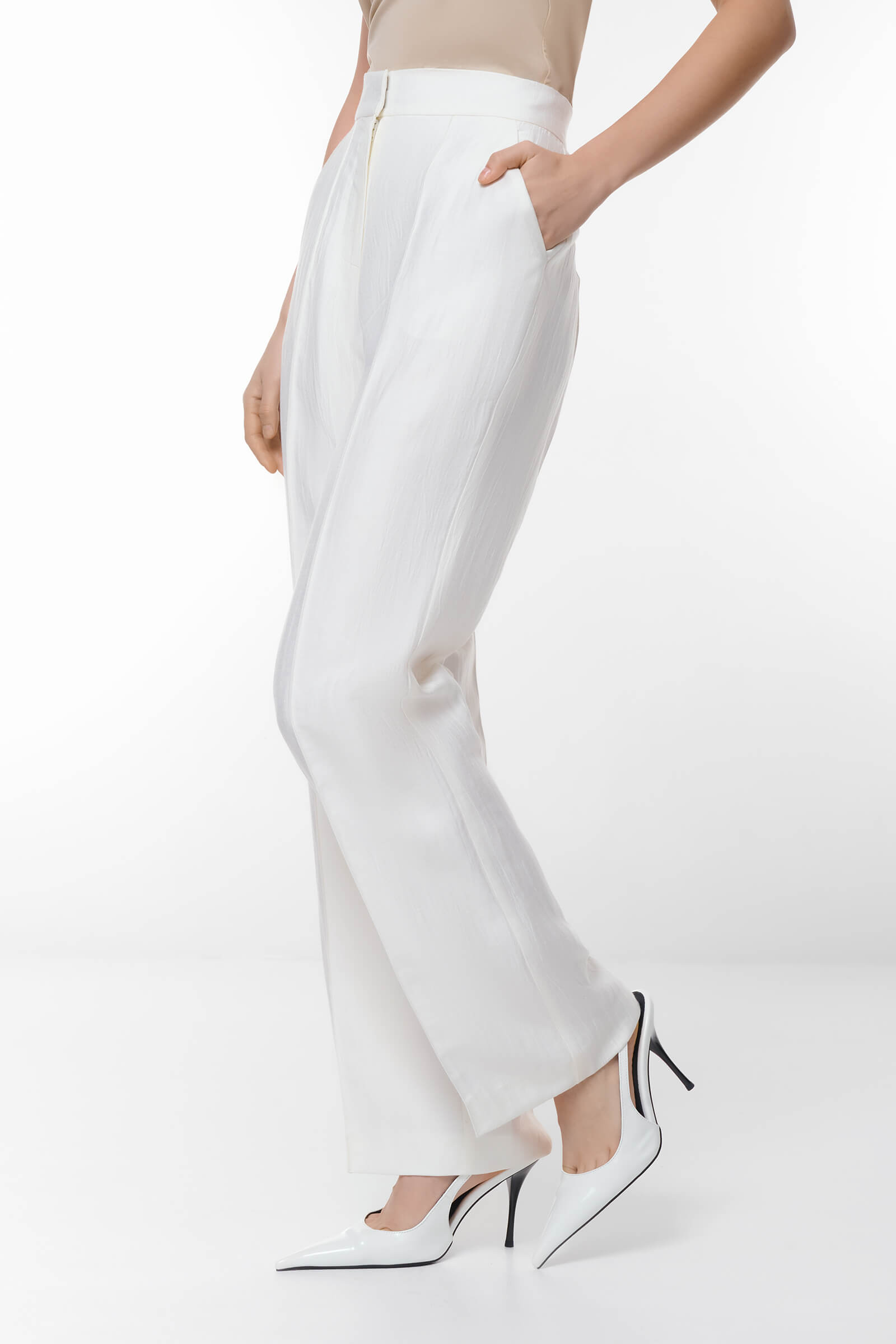 Брюки с добавлением льна Бренд Caterina Leman