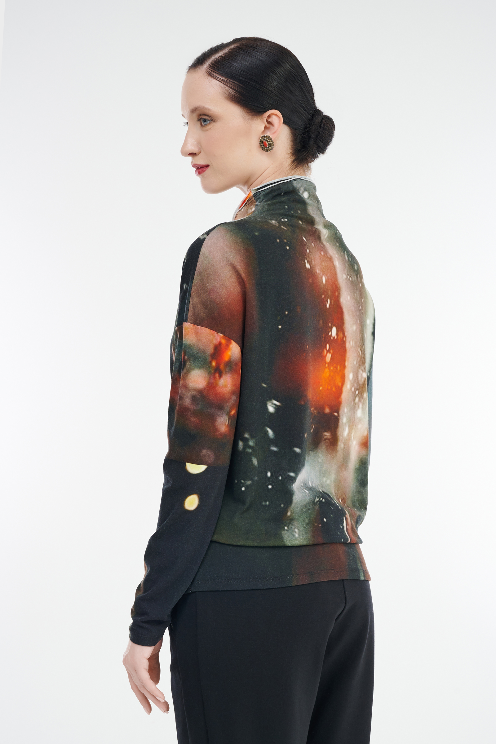 Водолазка с принтом Бренд Sarah Pacini