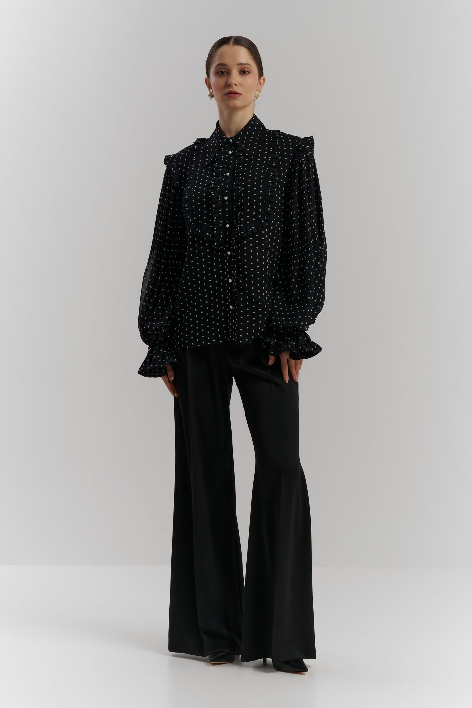 Рубашка в горох Бренд Daniela Drei