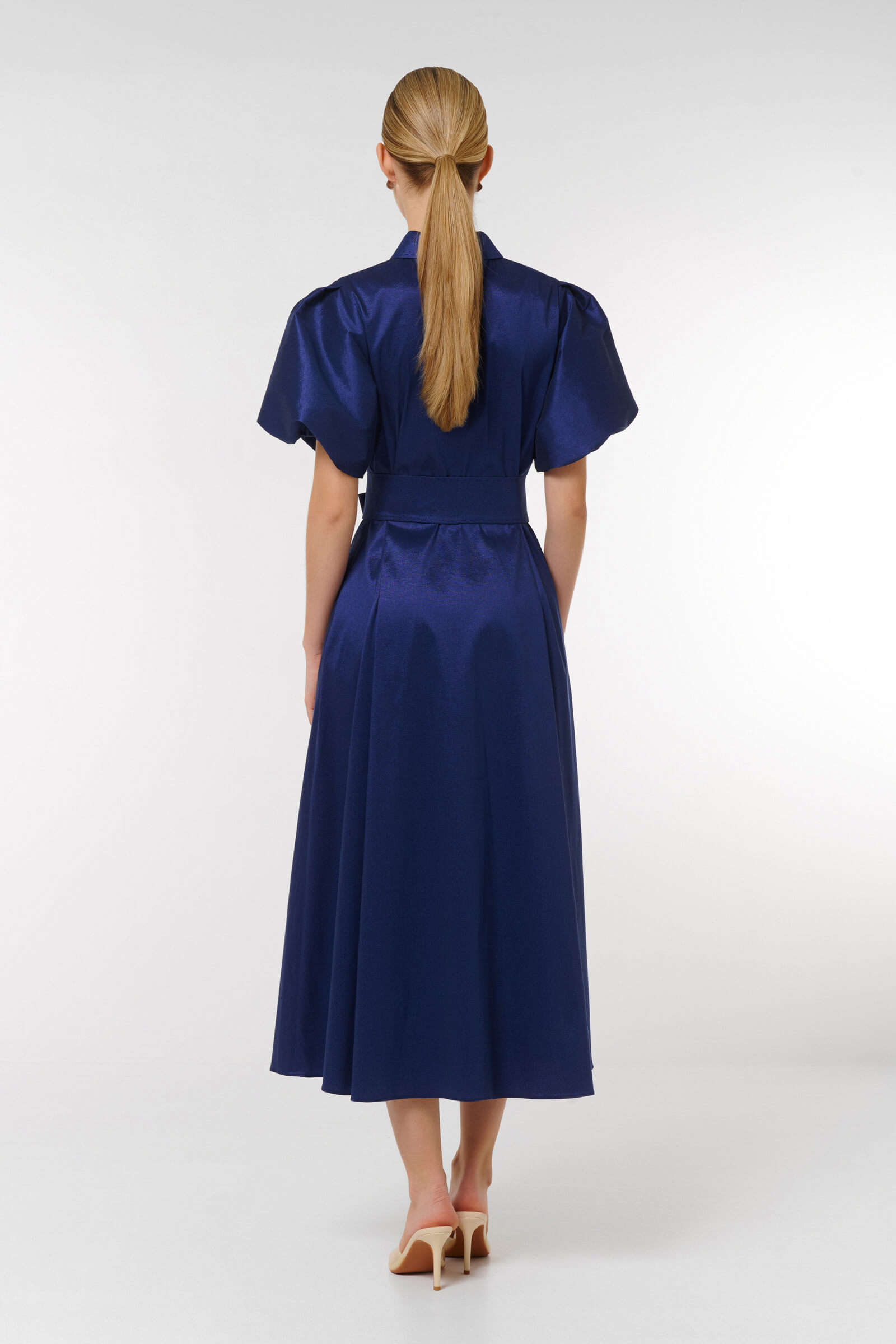 Платье миди с поясом Бренд Caterina Leman