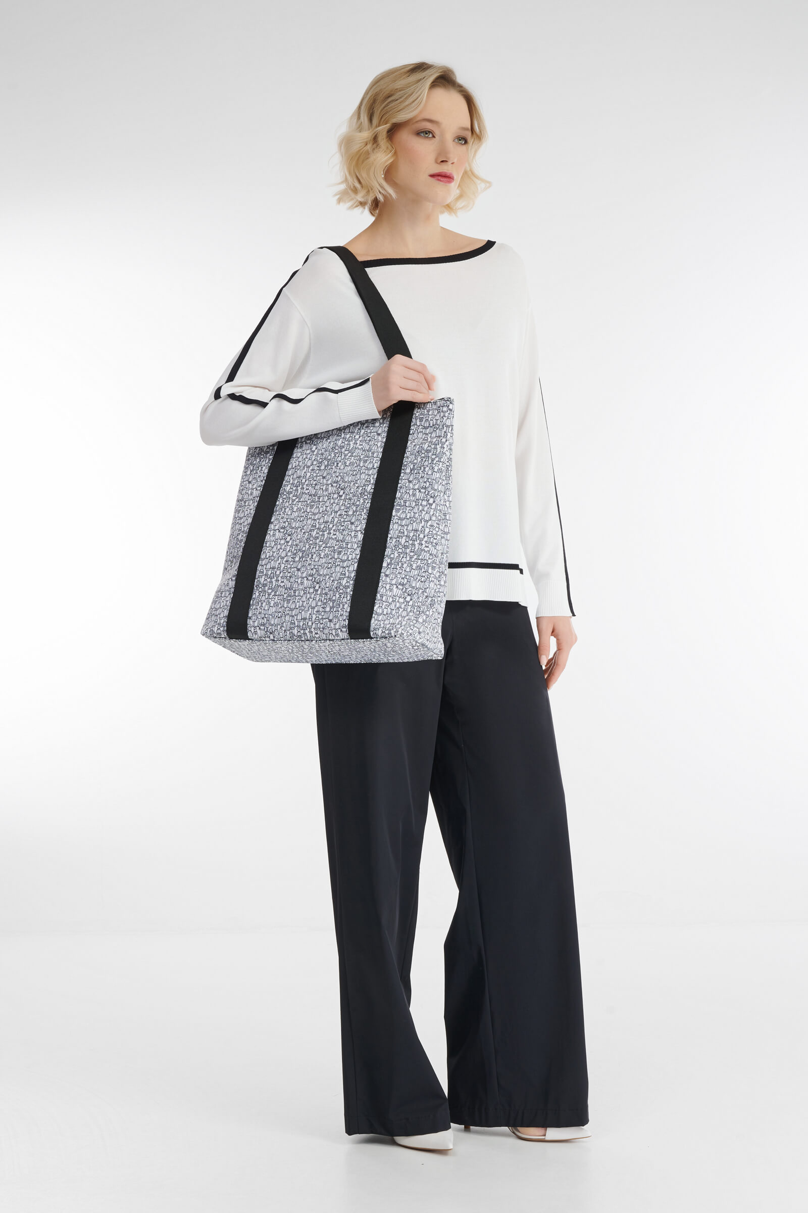 Сумка-шоппер с принтом Бренд Diana Gallesi