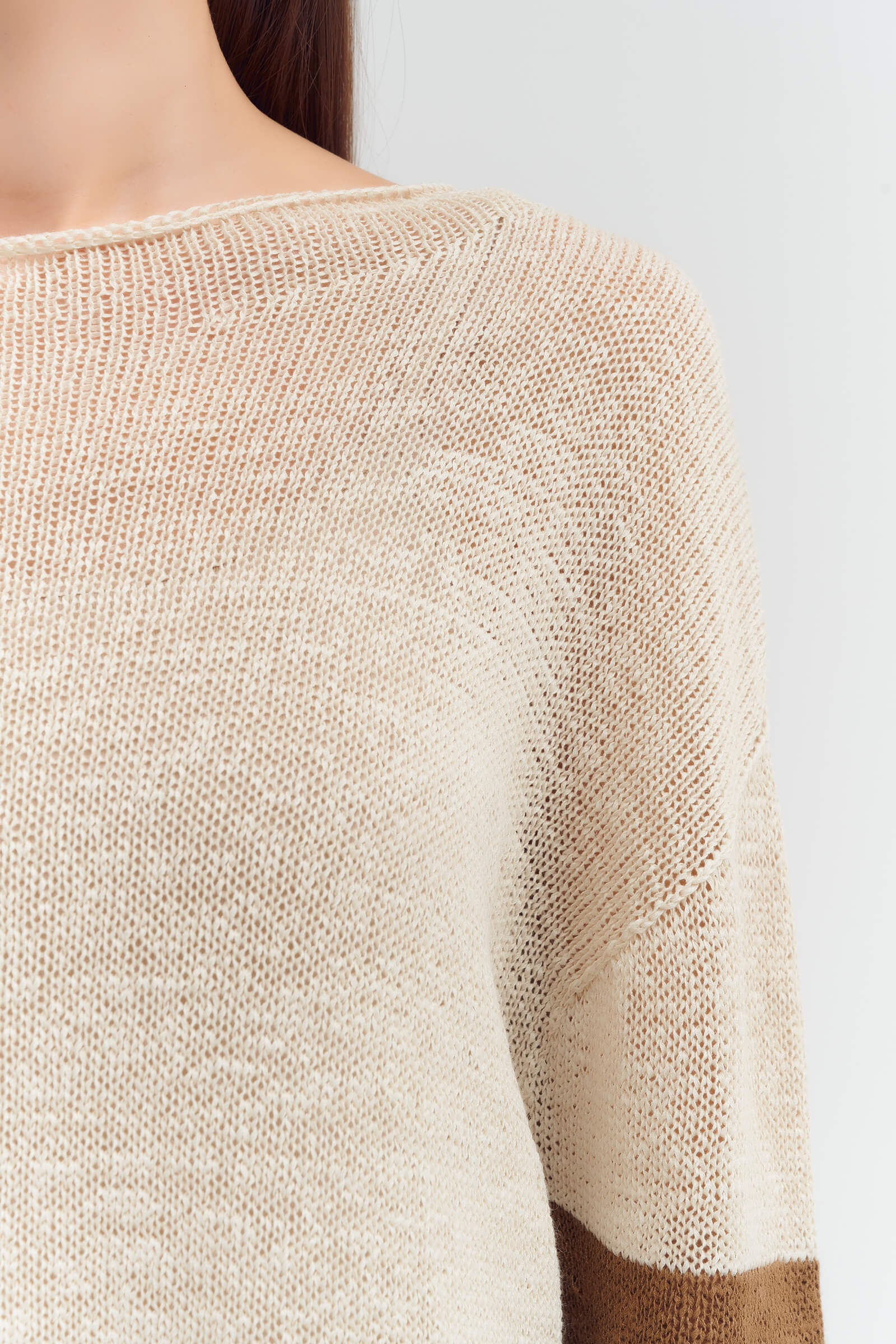 Джемпер из льна Бренд Sarah Pacini