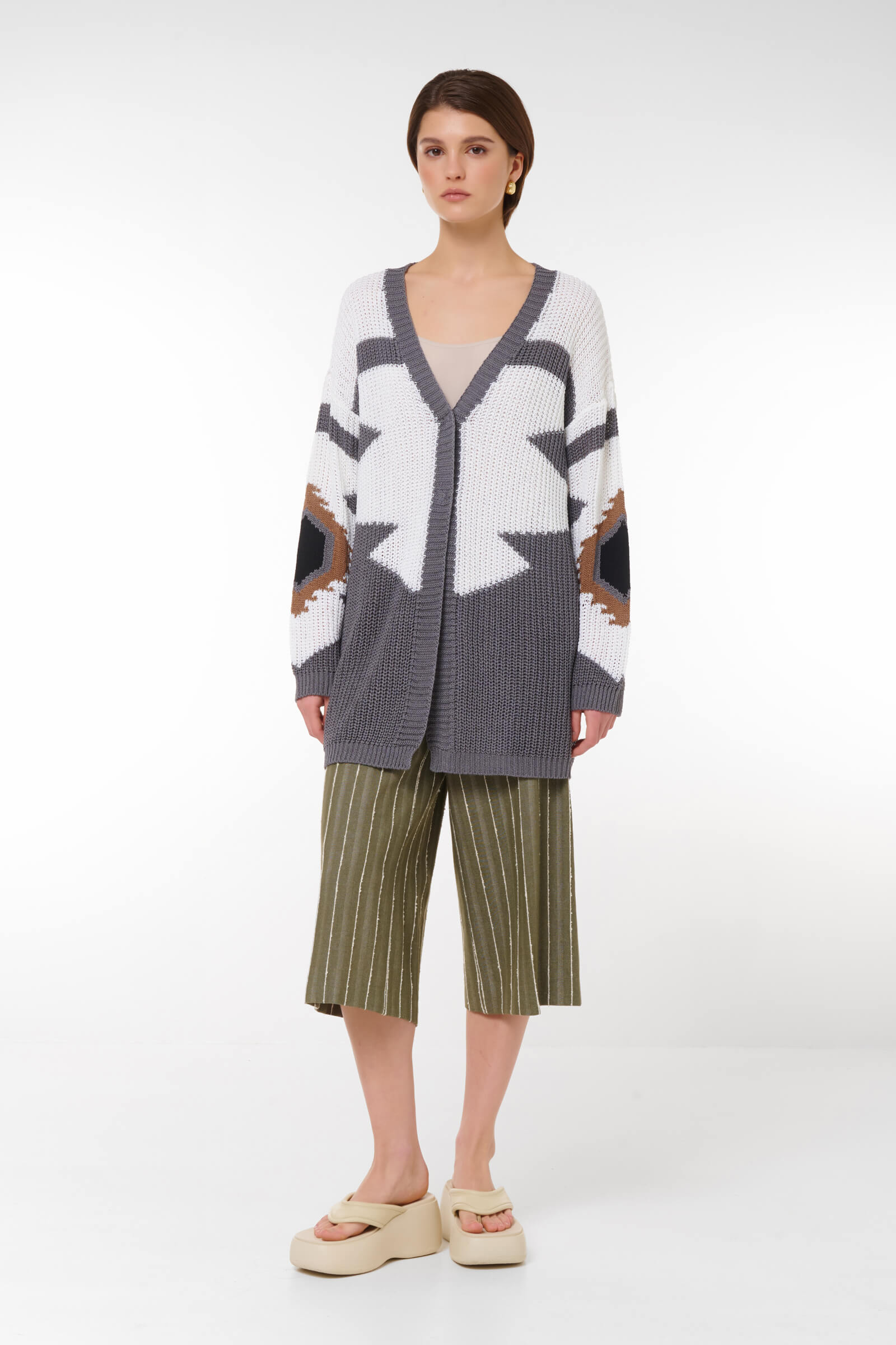 Джемпер с узором Бренд Caterina Leman