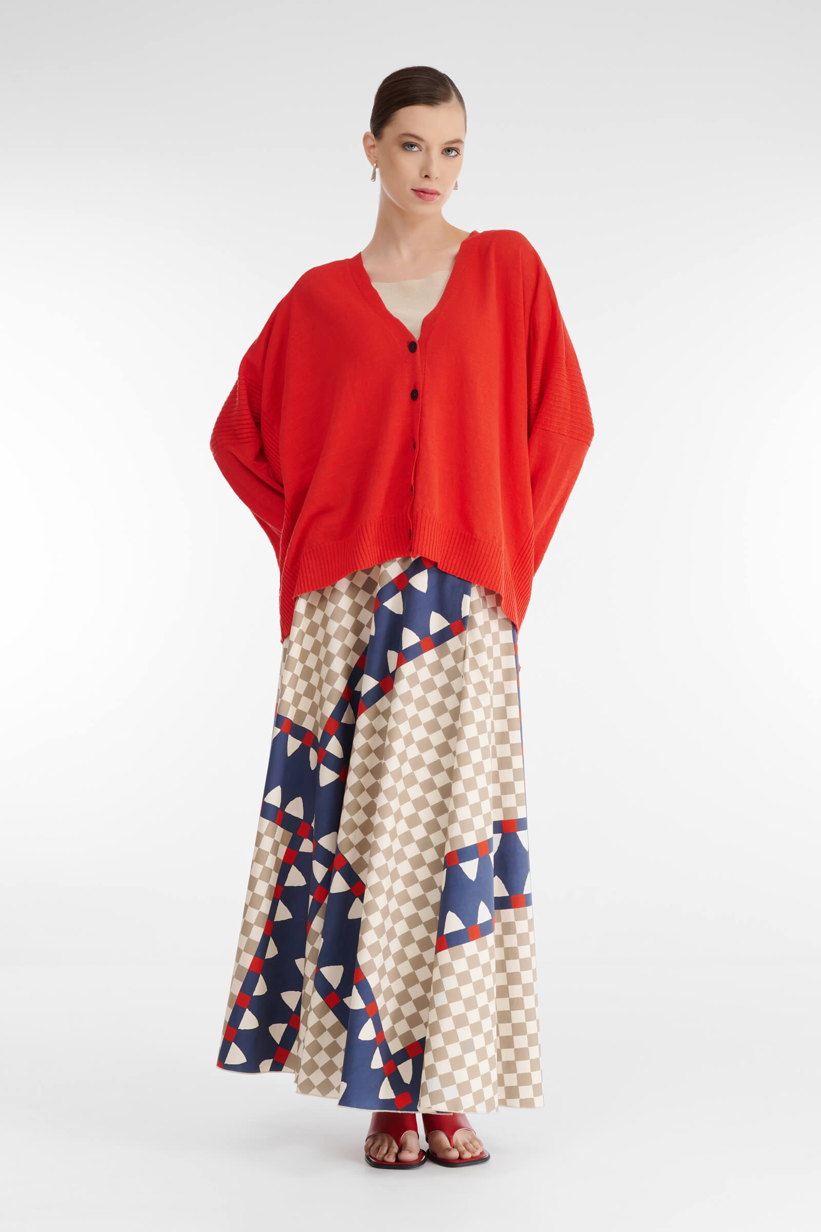 Кардиган свободного кроя Бренд Sarah Pacini