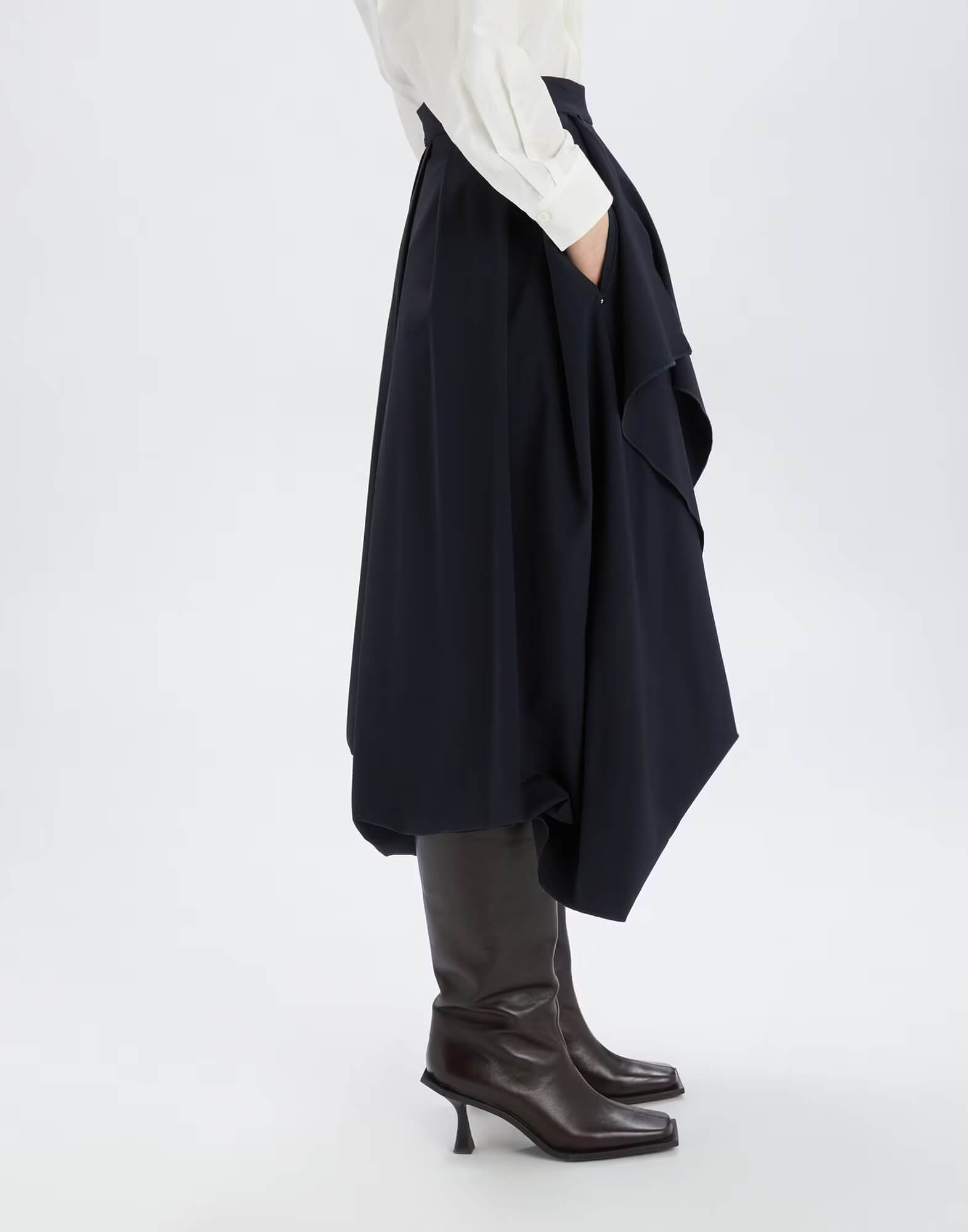 Юбка с асимметричными клиньями Бренд High