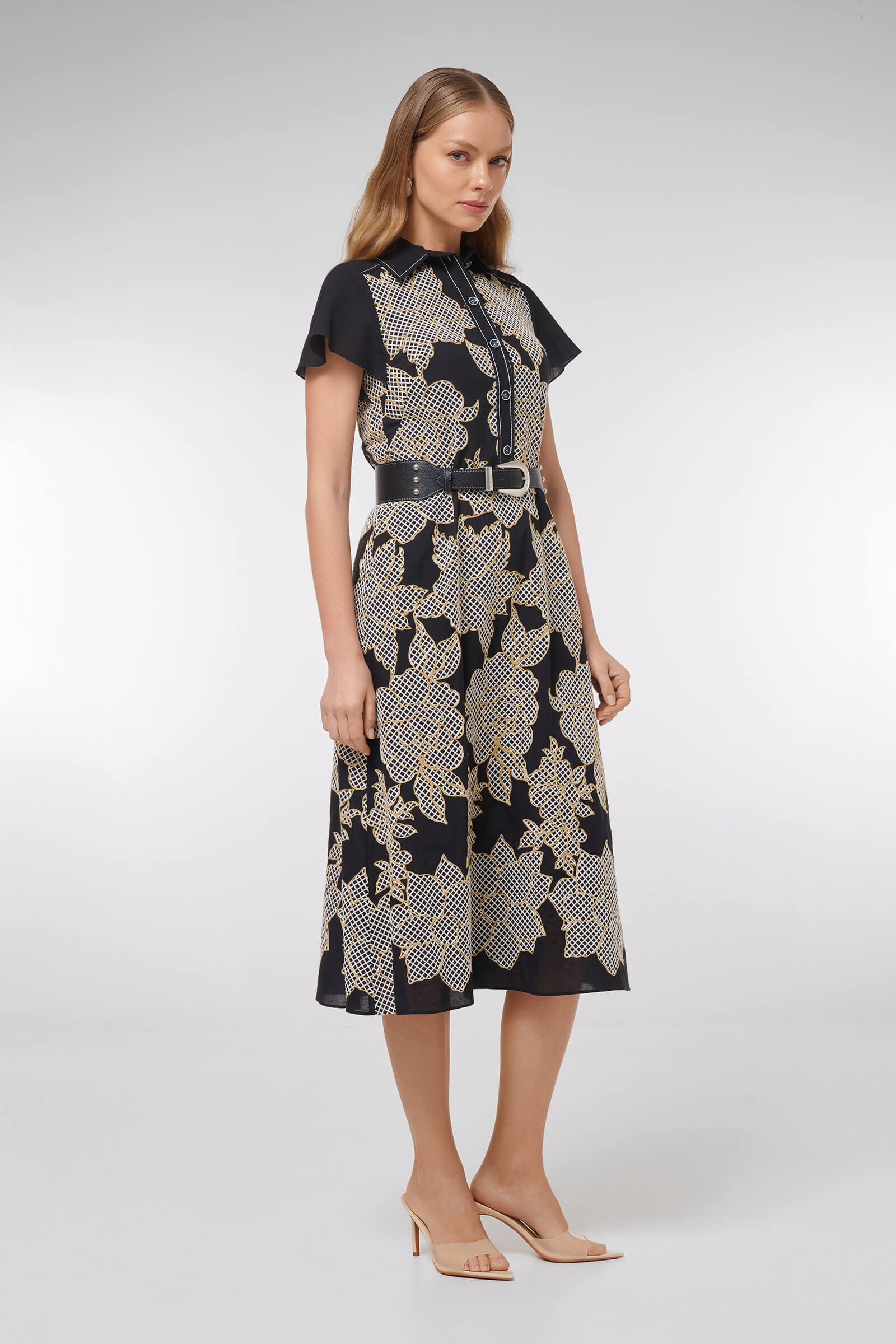 Платье с вышивкой Бренд Caterina Leman