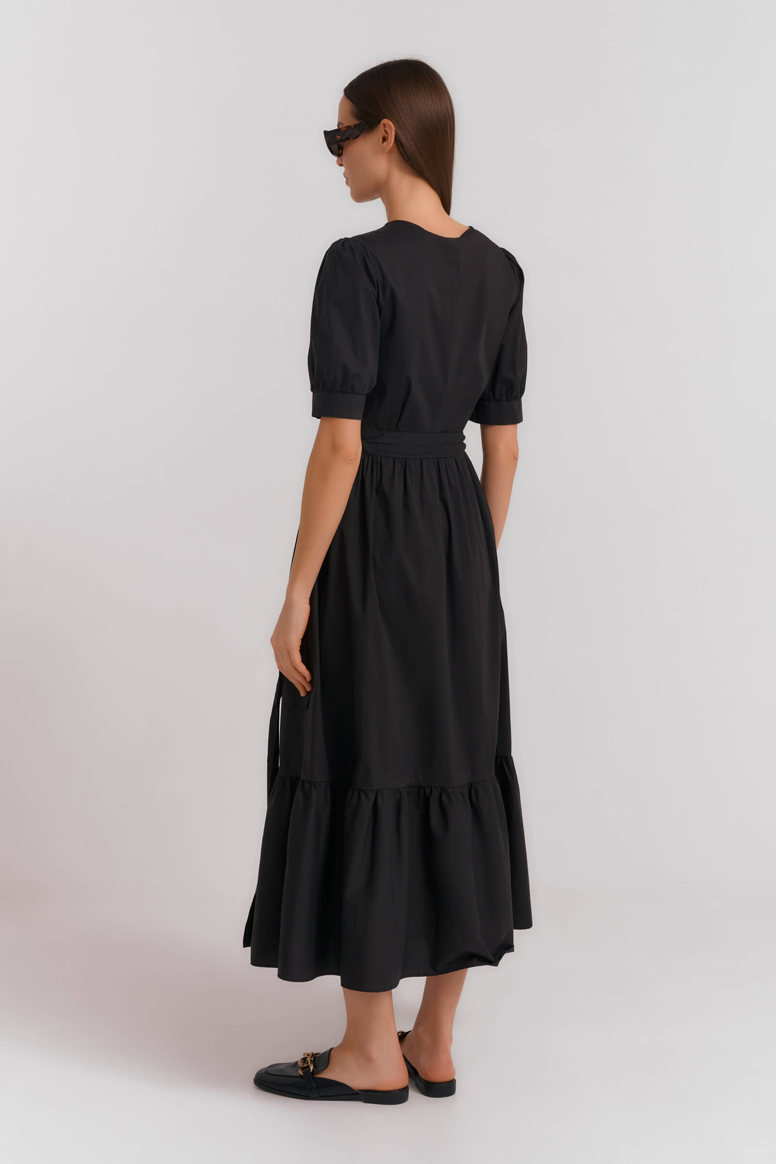 Платье макси с запахом Бренд Diana Gallesi