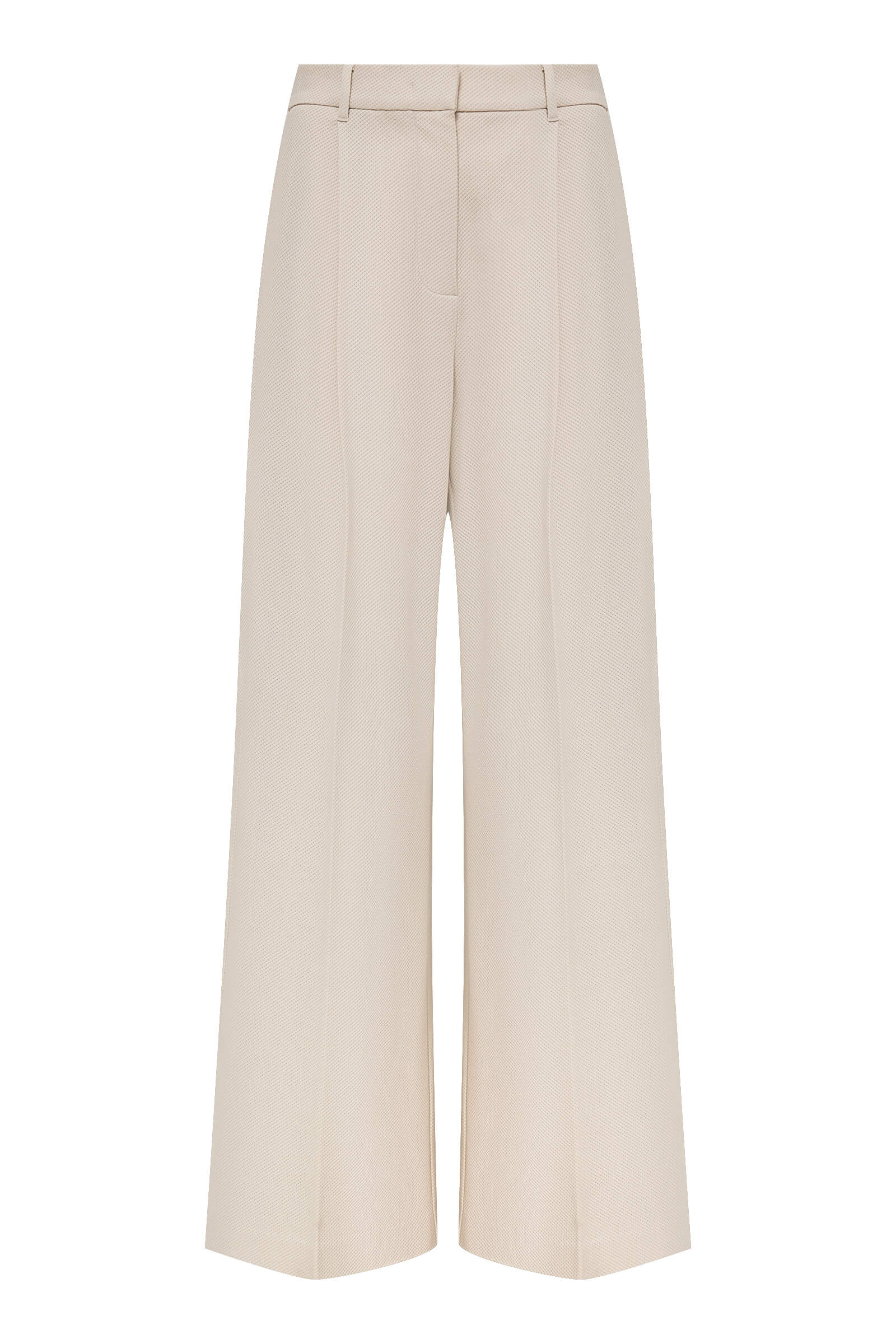 Хлопковые брюки-палаццо со стрелками Бренд MM