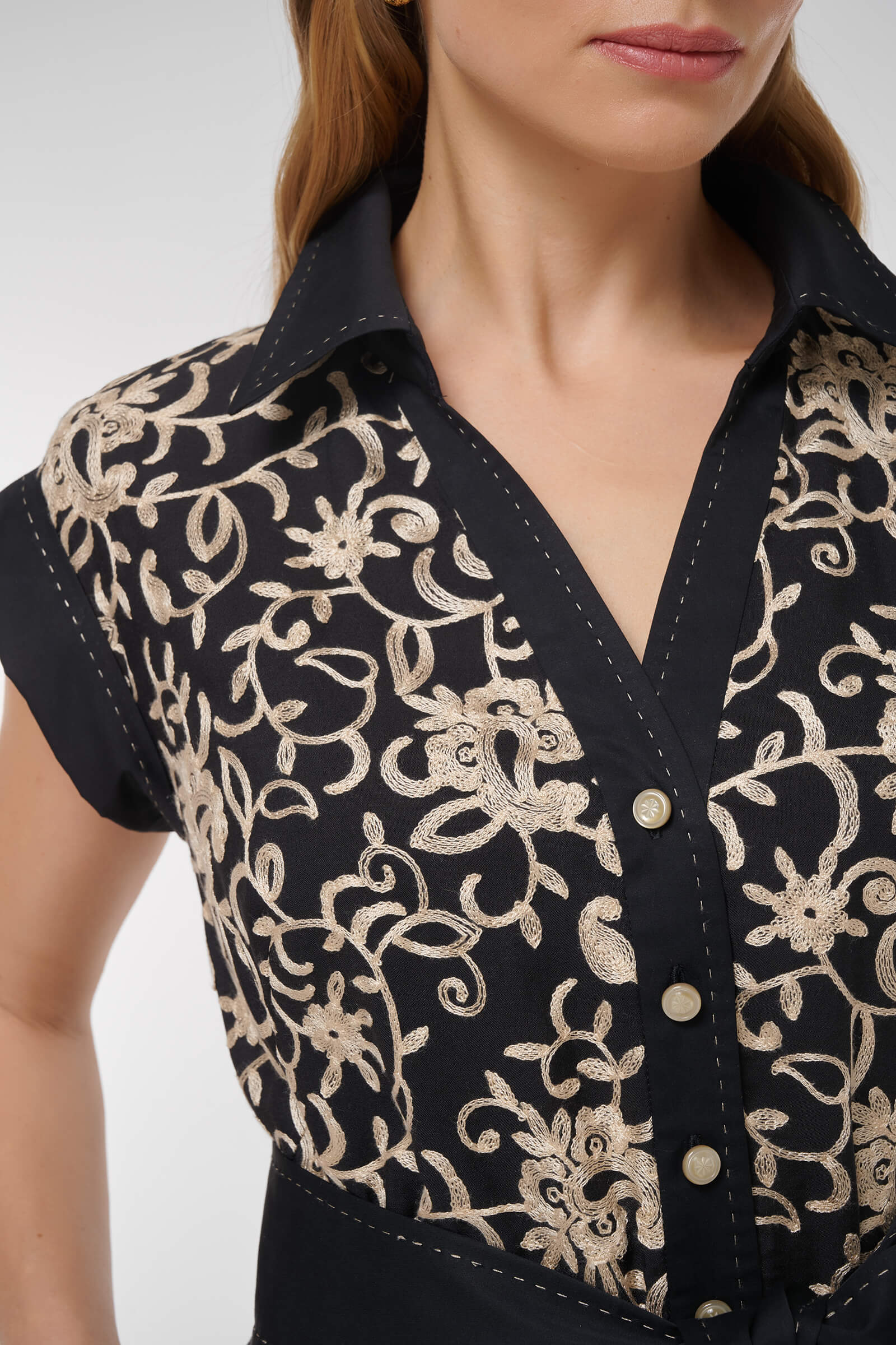 Платье с вышивкой Бренд Caterina Leman