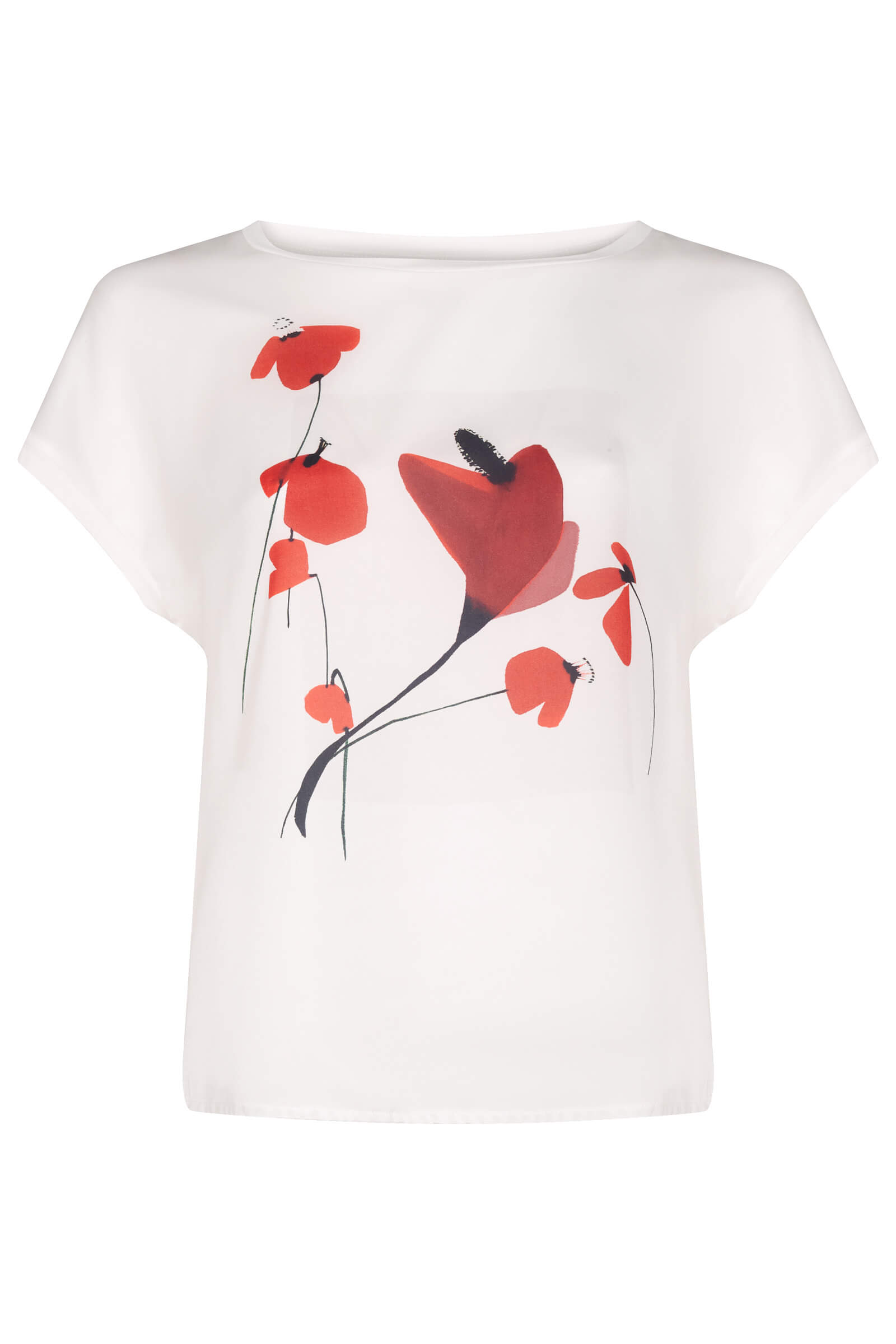 Футболка с цветочным принтом Бренд Diana Gallesi