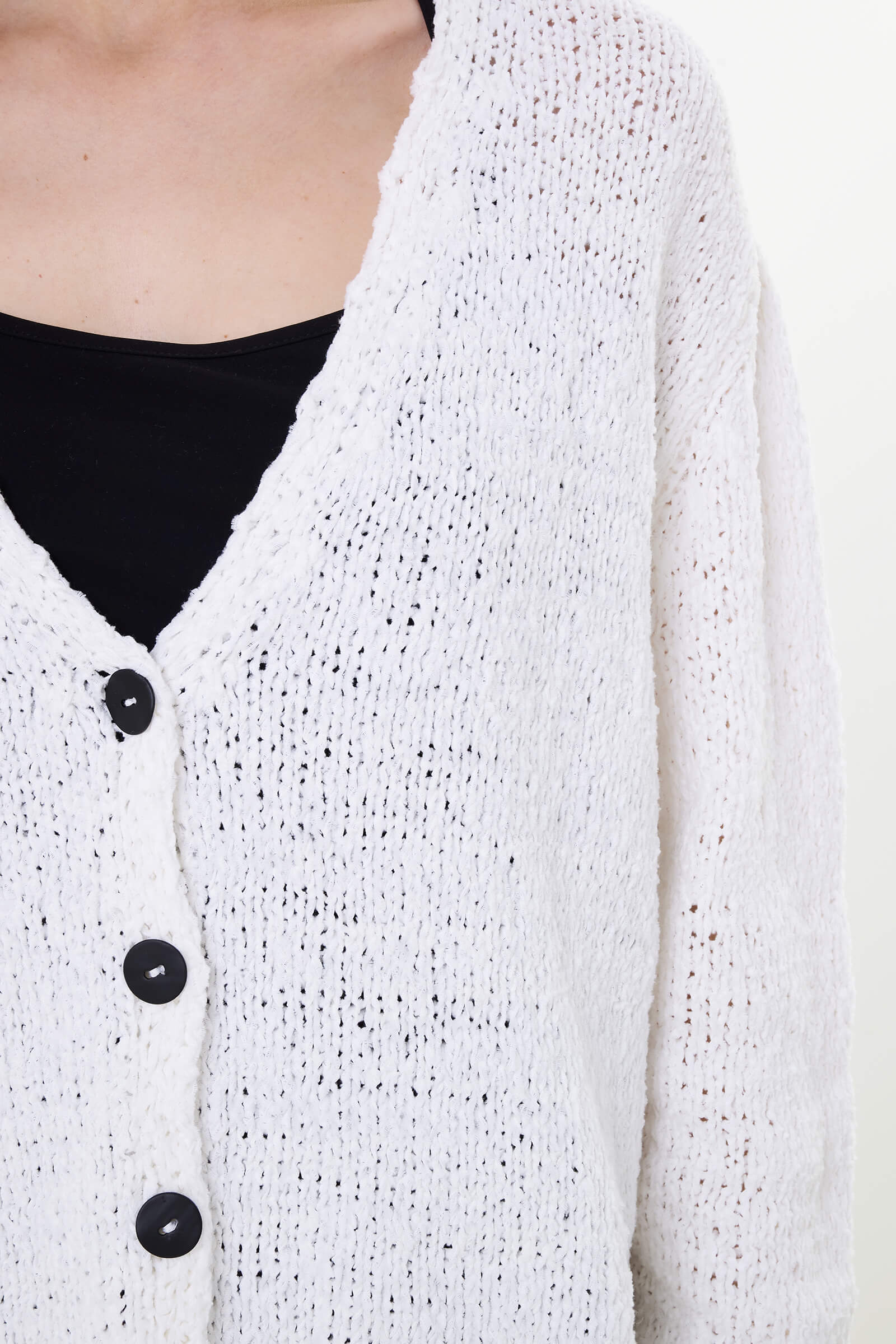 Хлопковый кардиган на пуговицах Бренд Sarah Pacini