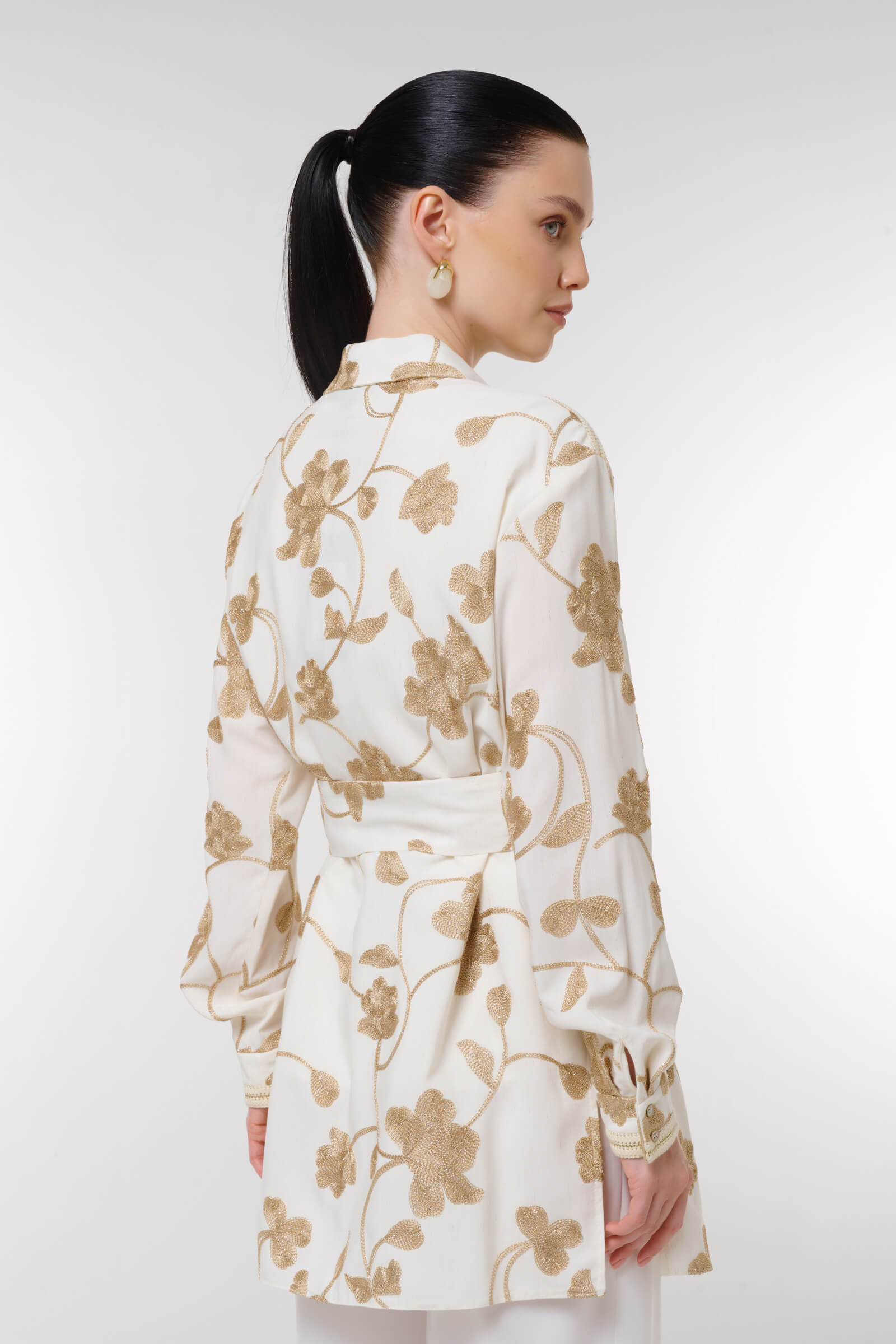 Блузка с цветочным узором Бренд Caterina Leman