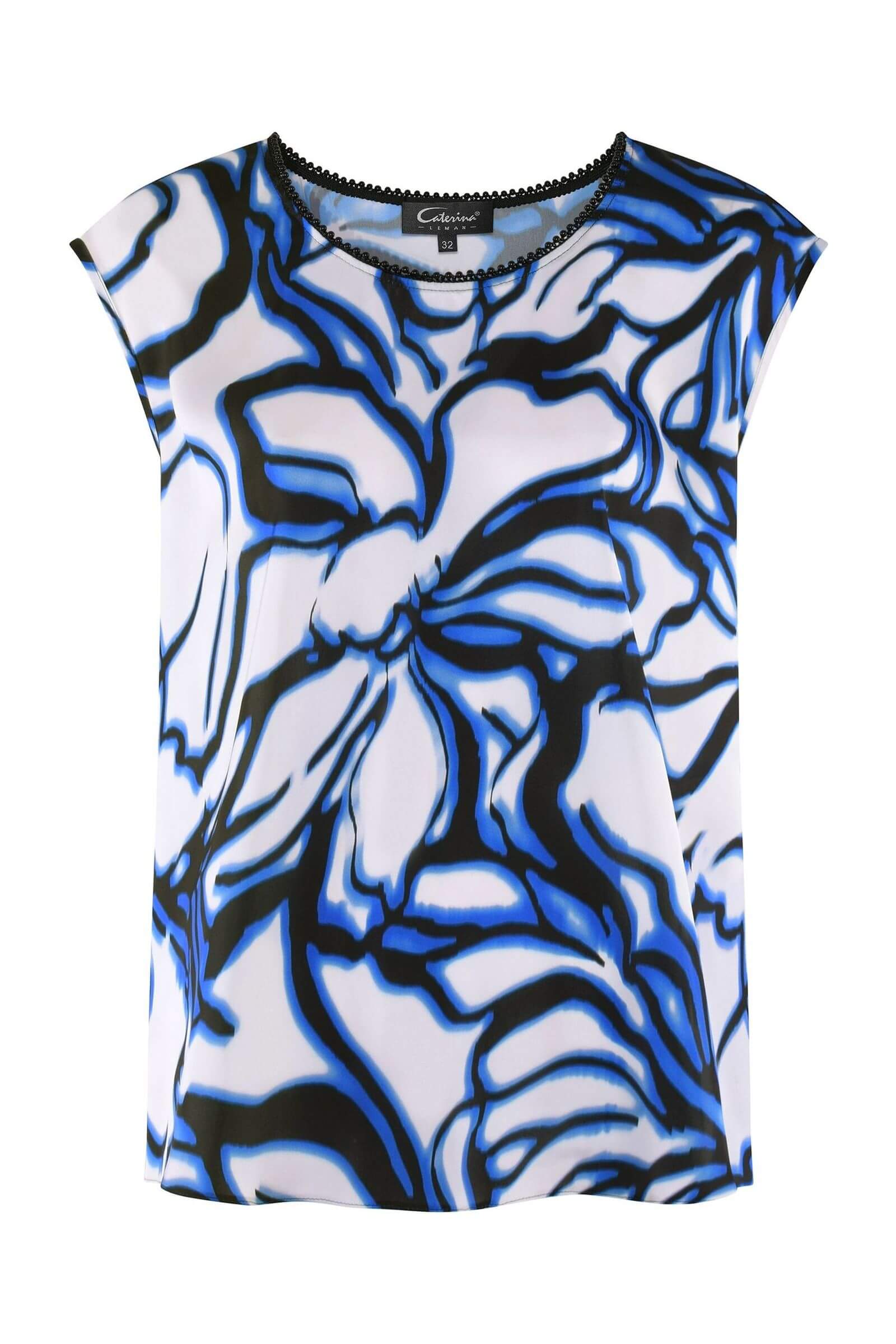 Топ с абстрактным принтом Бренд Caterina Leman