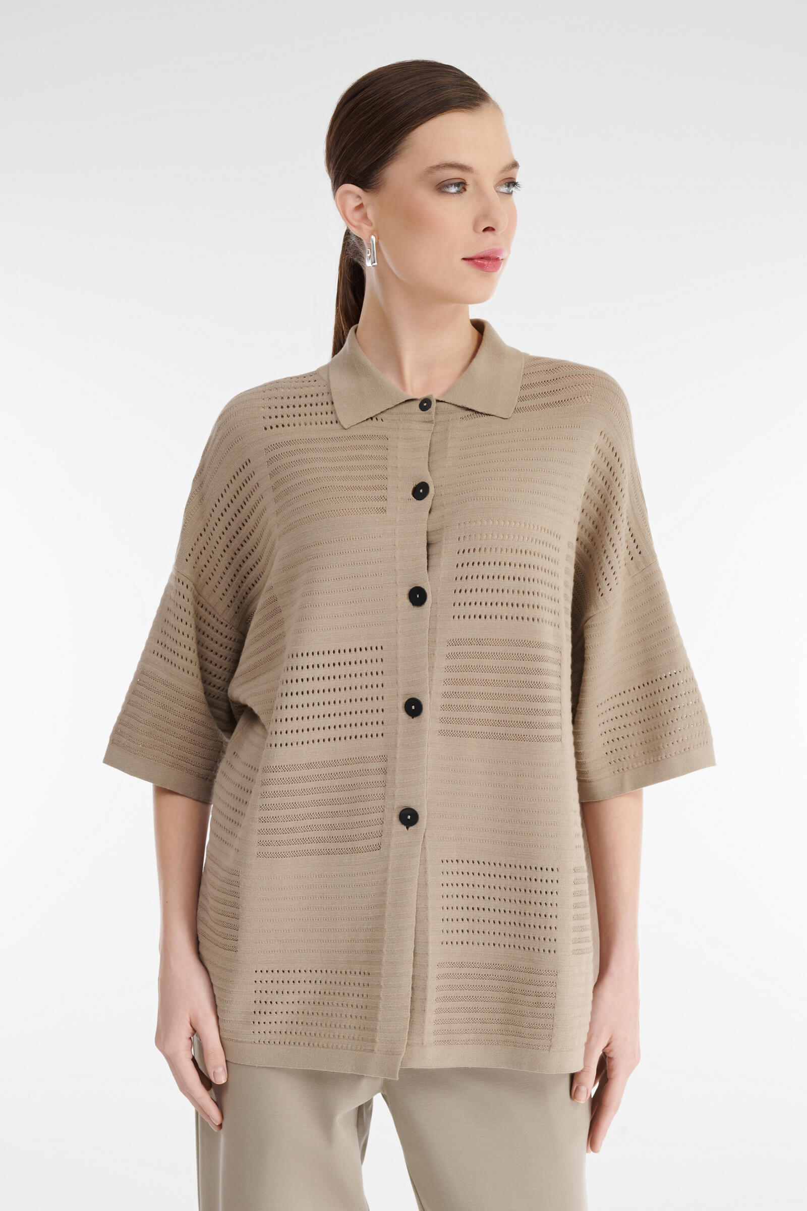 Кардиган с укороченным рукавом Бренд Sarah Pacini