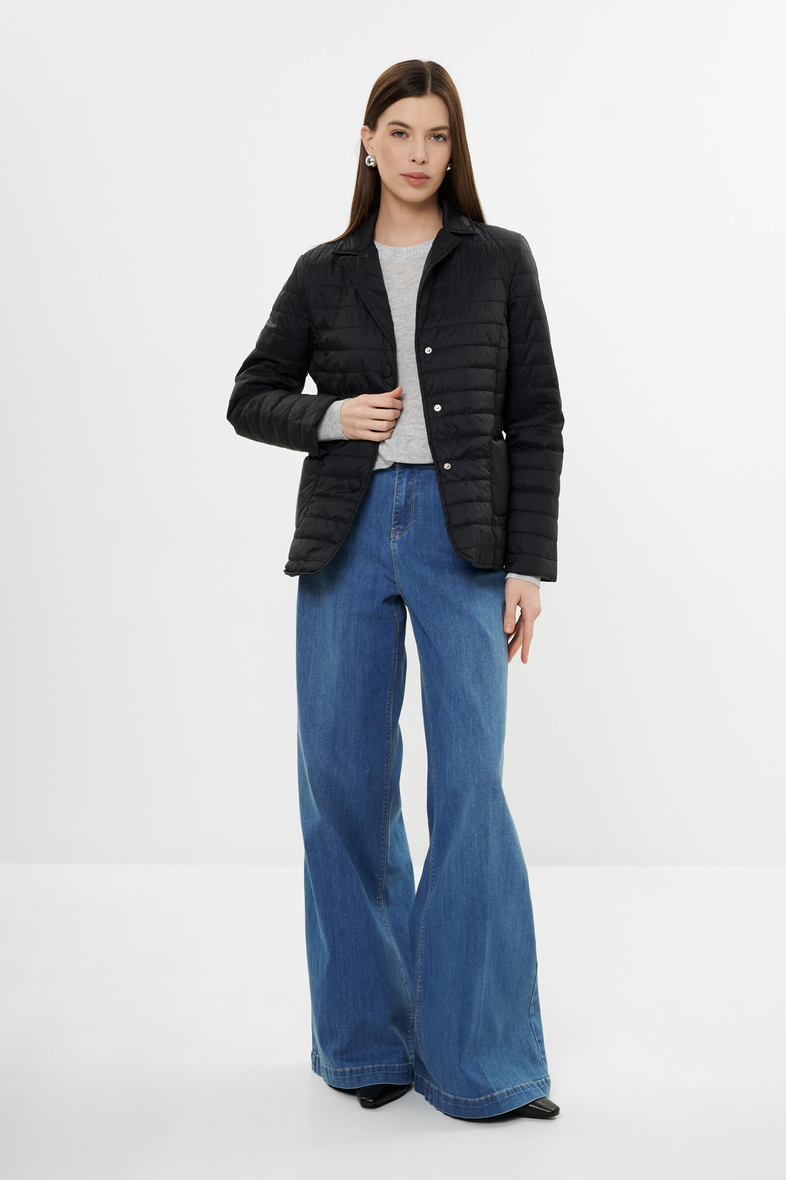 Стеганая куртка с боковыми карманами Бренд Diana Gallesi