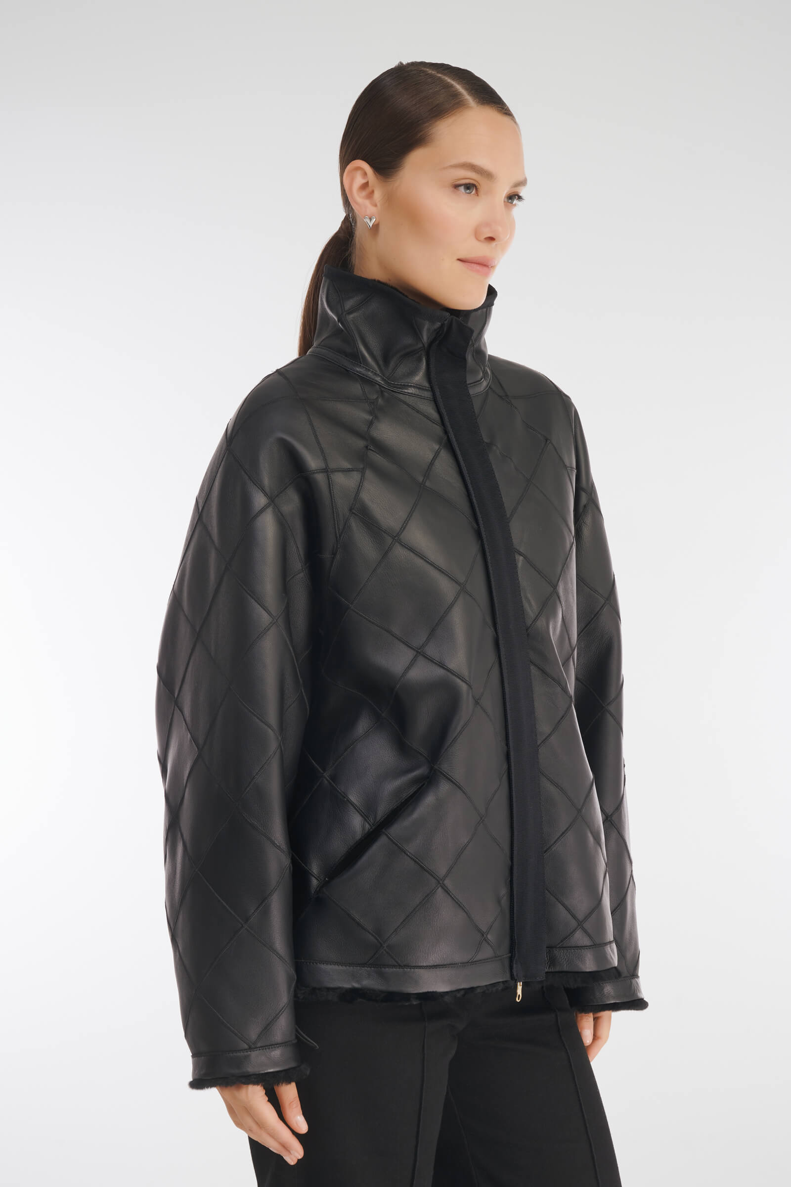 Дубленка двусторонняя из натурального меха Бренд Caterina Leman