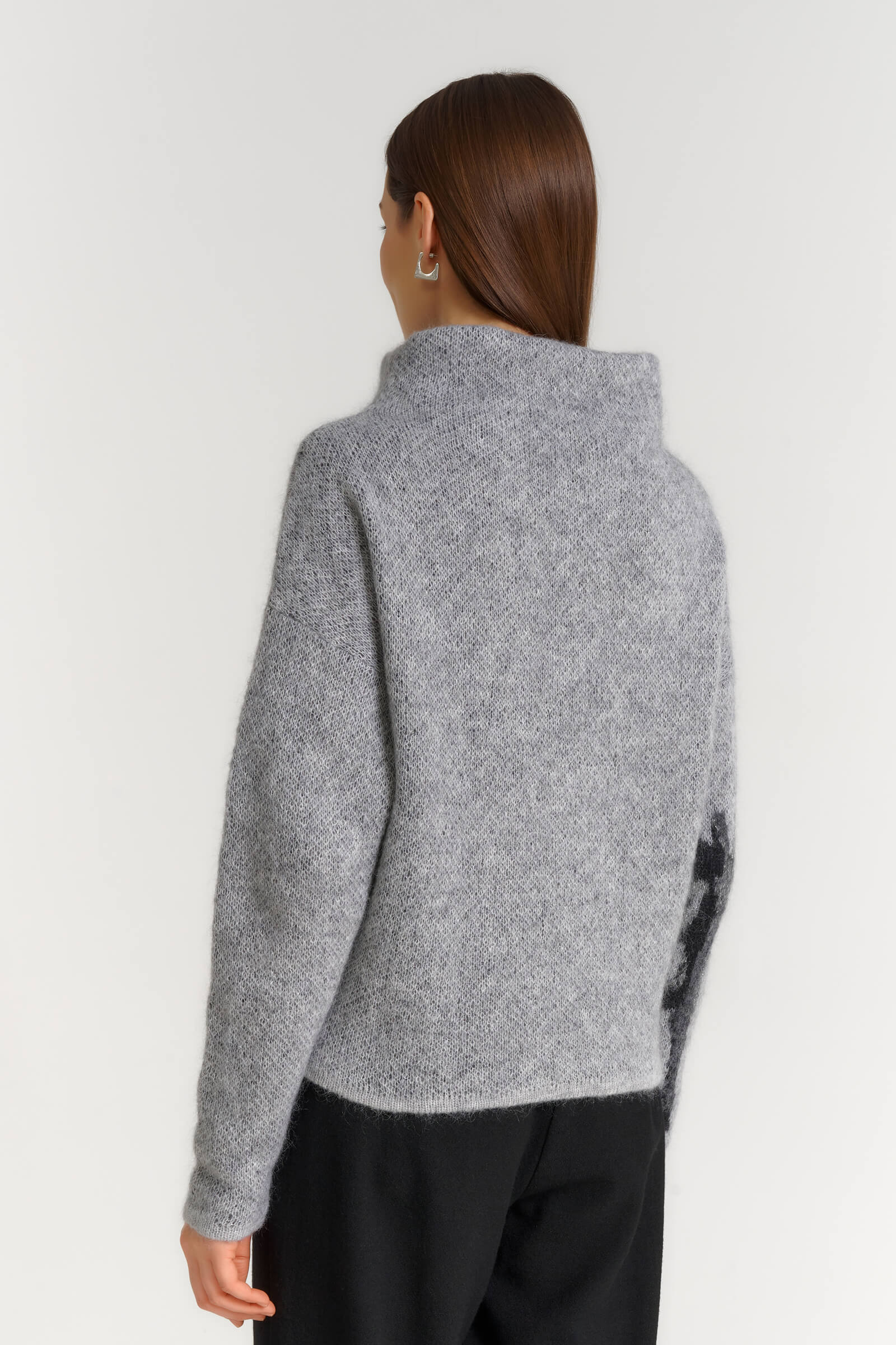 Свитер из мохера и шерсти Бренд Sarah Pacini