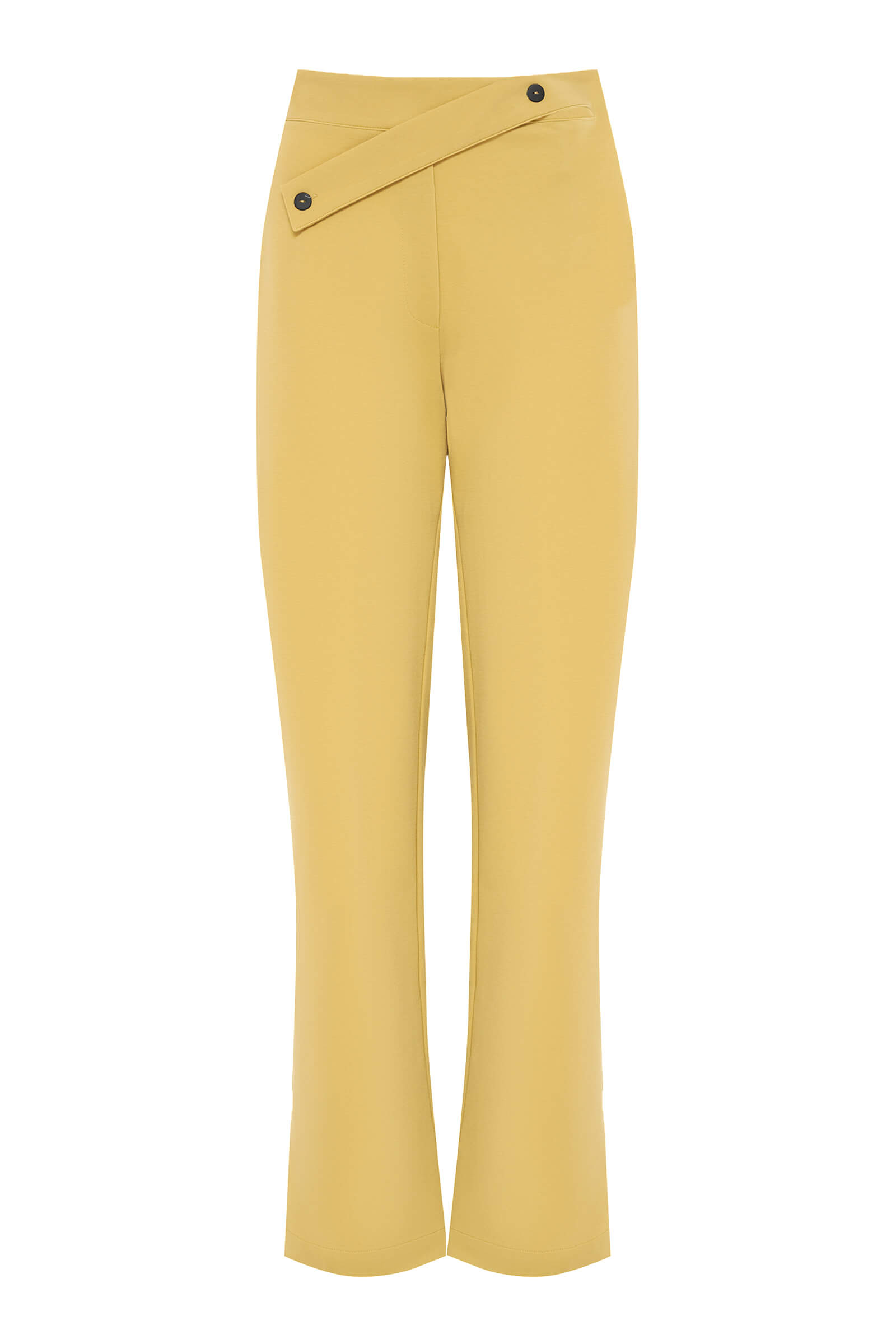 Длинные брюки с асимметричной деталью Бренд Sarah Pacini