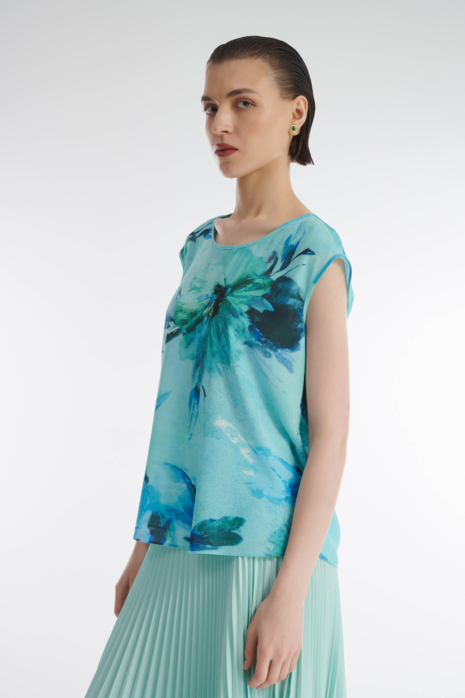 Топ с цветочным принтом Бренд Caterina Leman