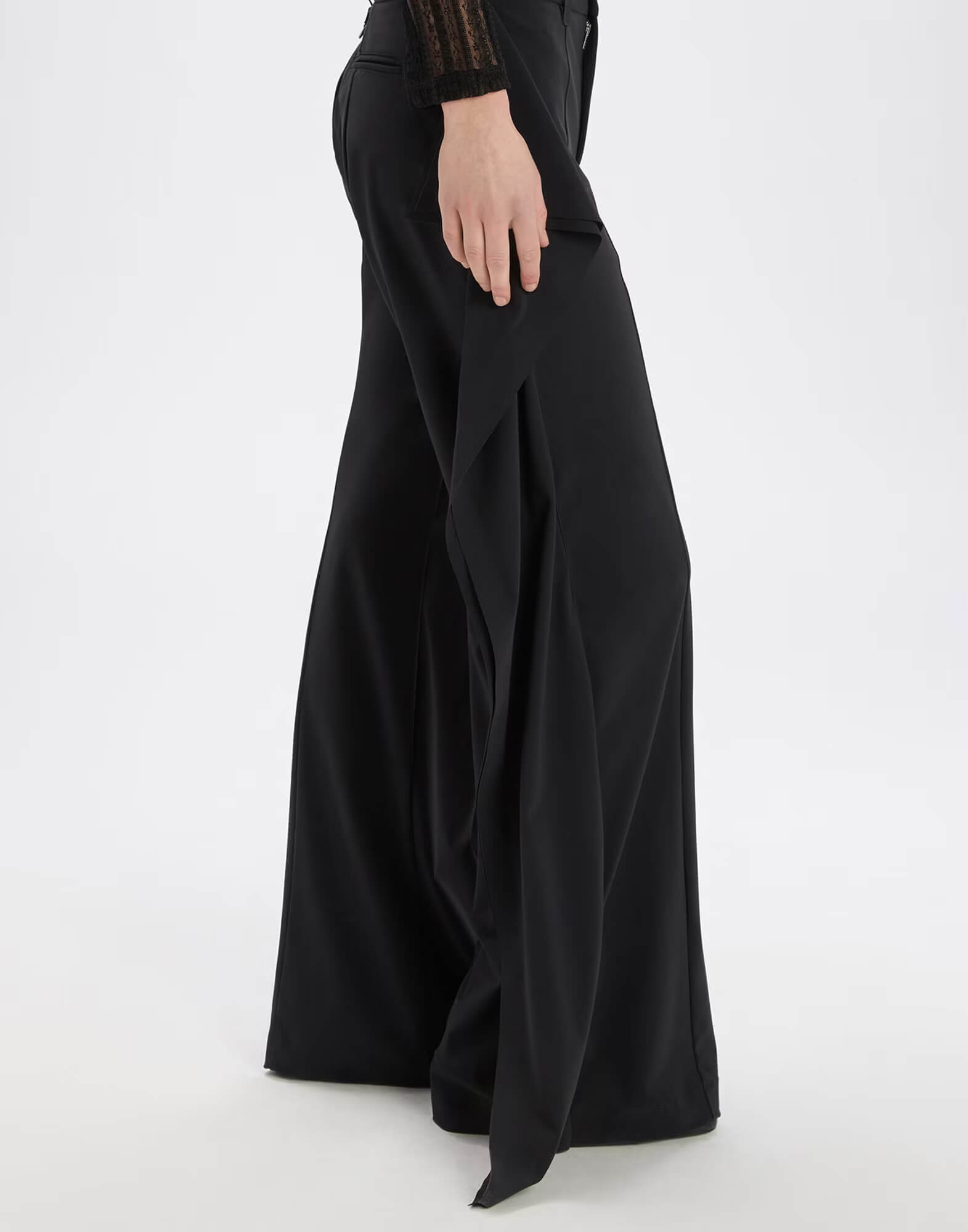 Брюки с драпировкой Бренд High