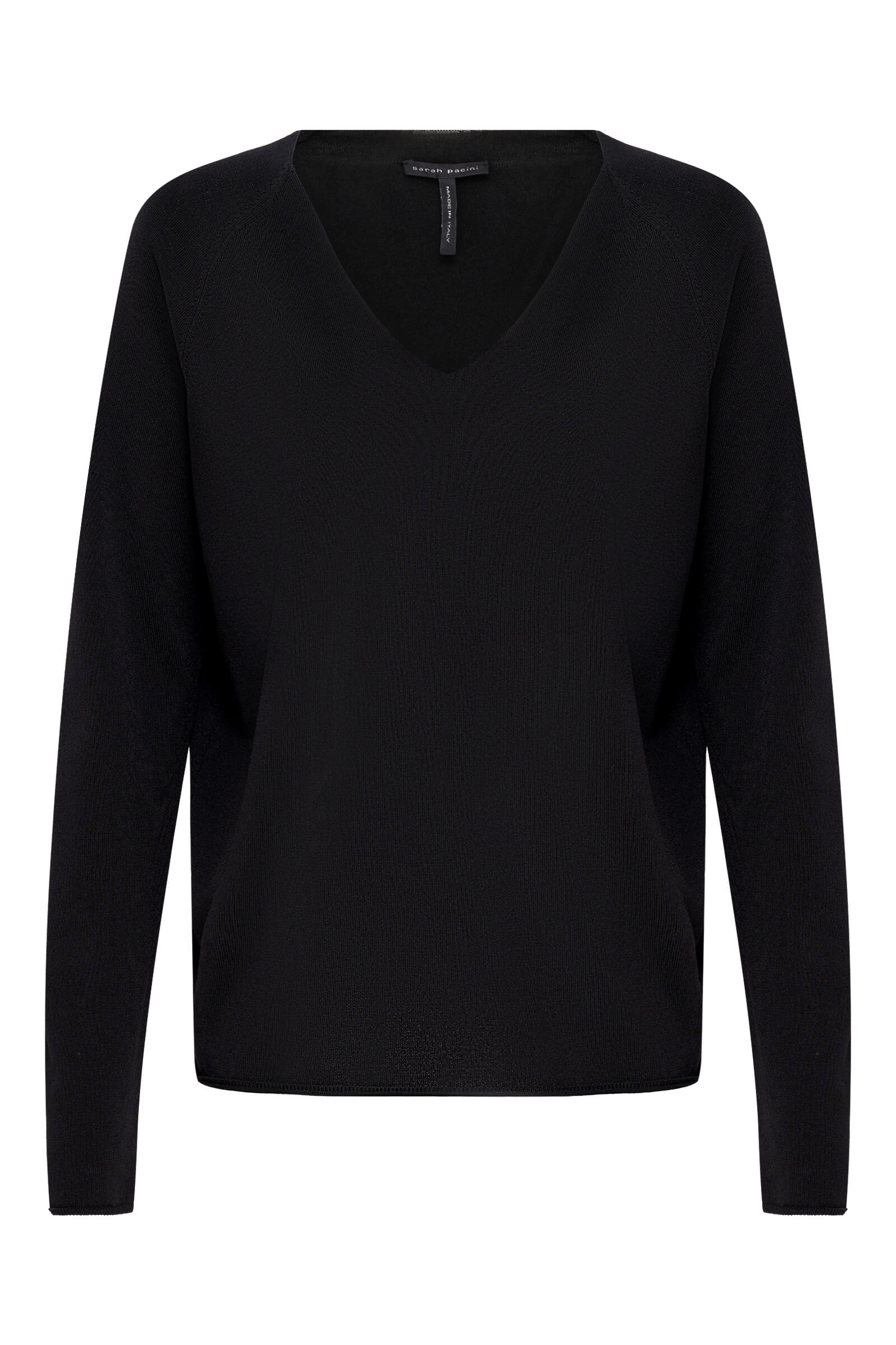 Пуловер с глубоким вырезом Бренд Sarah Pacini