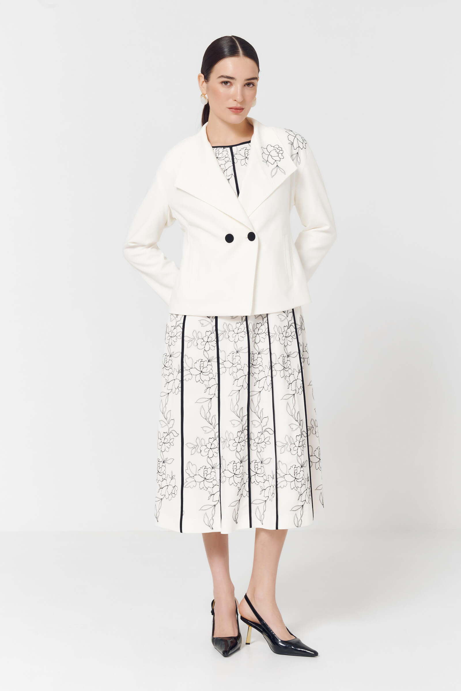 Жакет с цветочным узором Бренд Caterina Leman