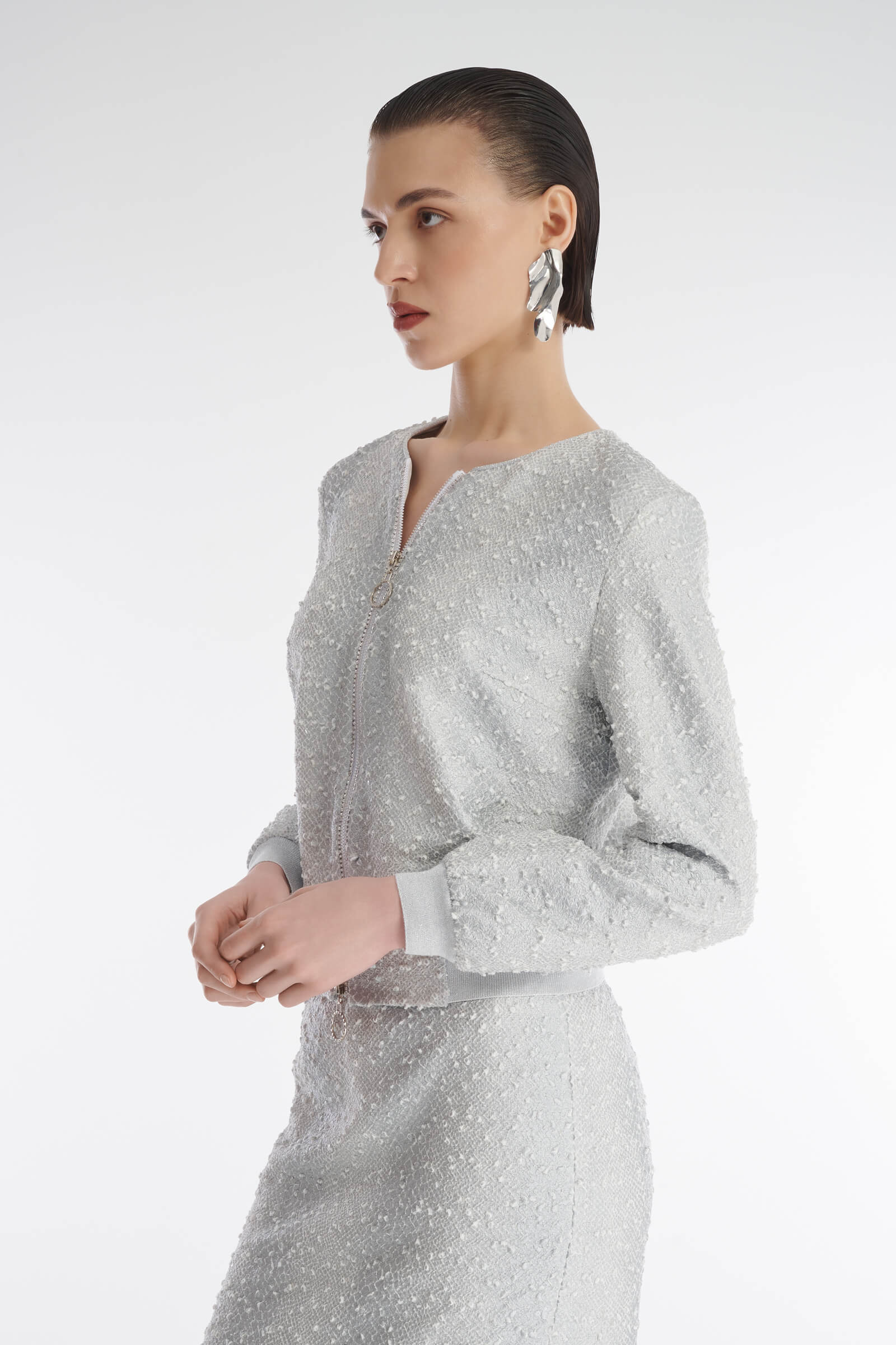 Фактурный бомбер Бренд Caterina Leman