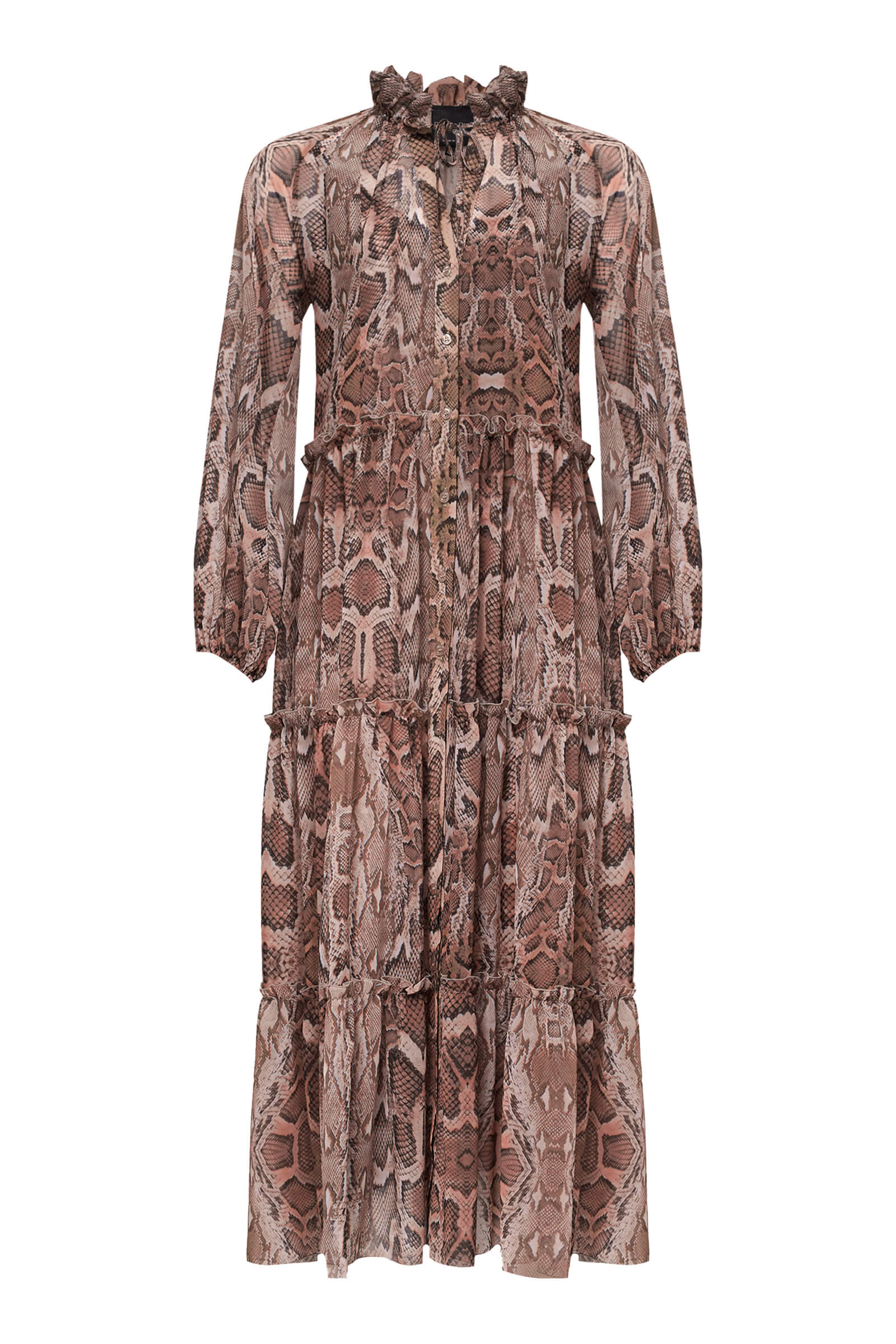 Платье с анималистичным принтом Бренд Daniela Drei