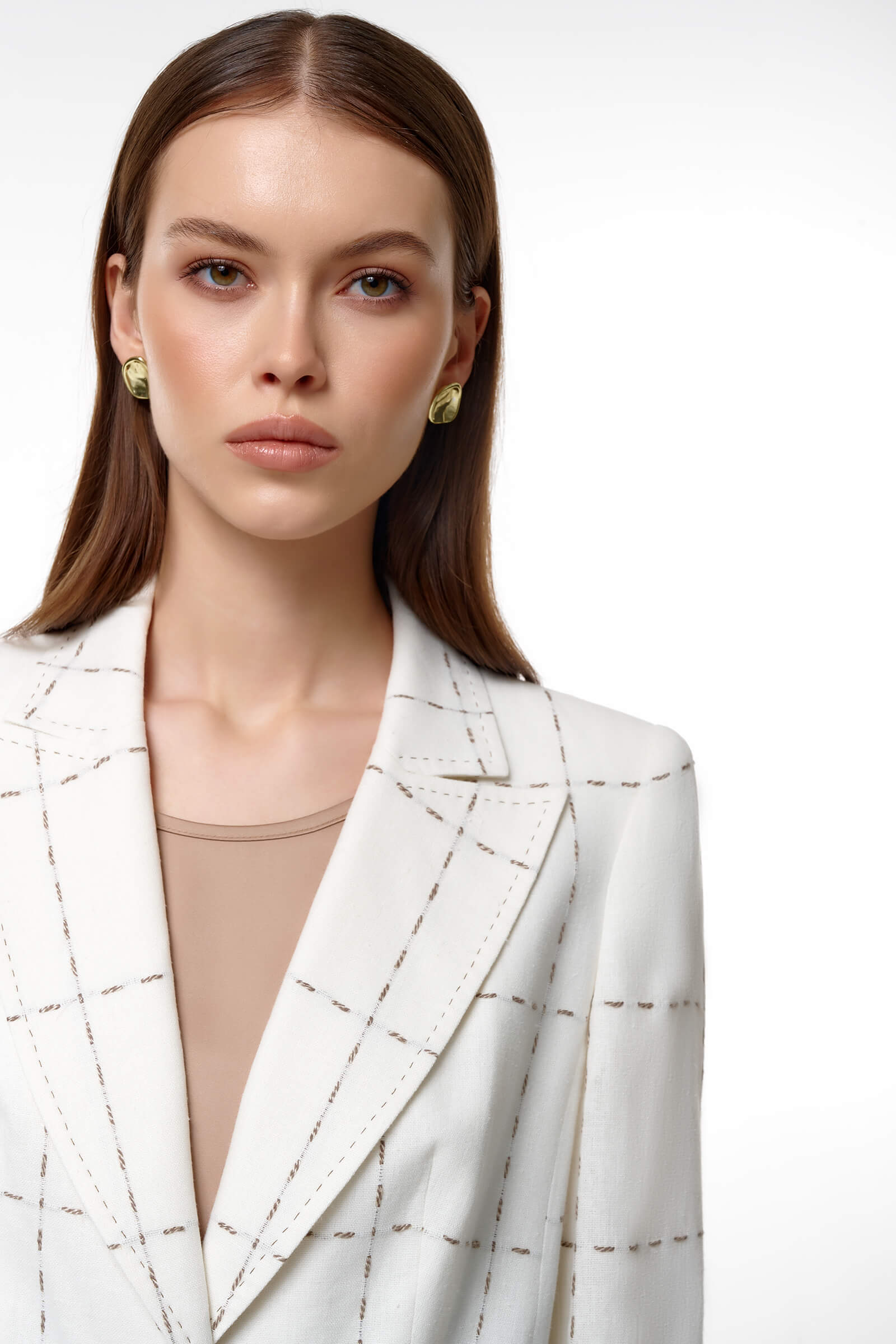 Пиджак с принтом в виде строчки Бренд Caterina Leman