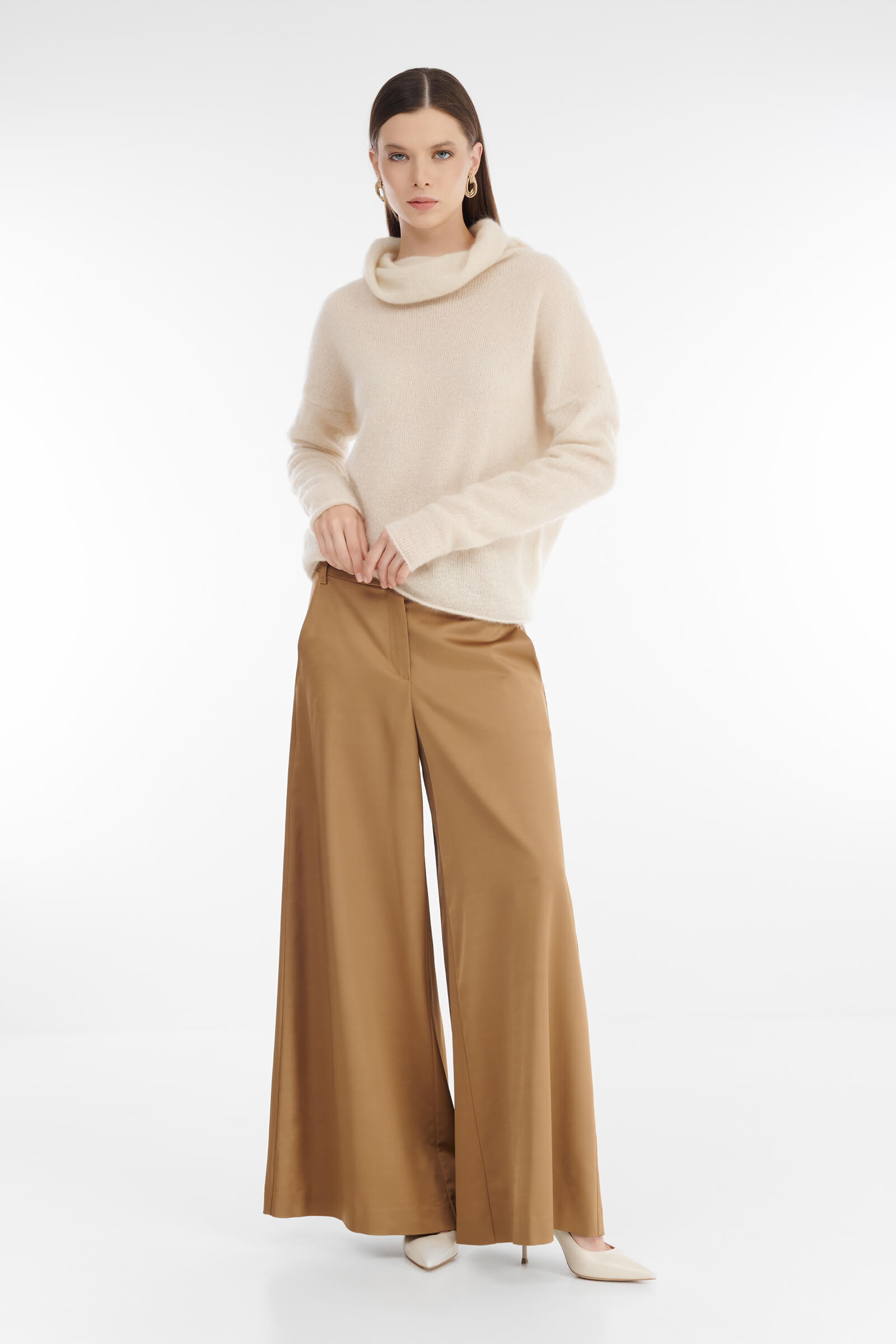 Шерстяной свитер Бренд Sarah Pacini