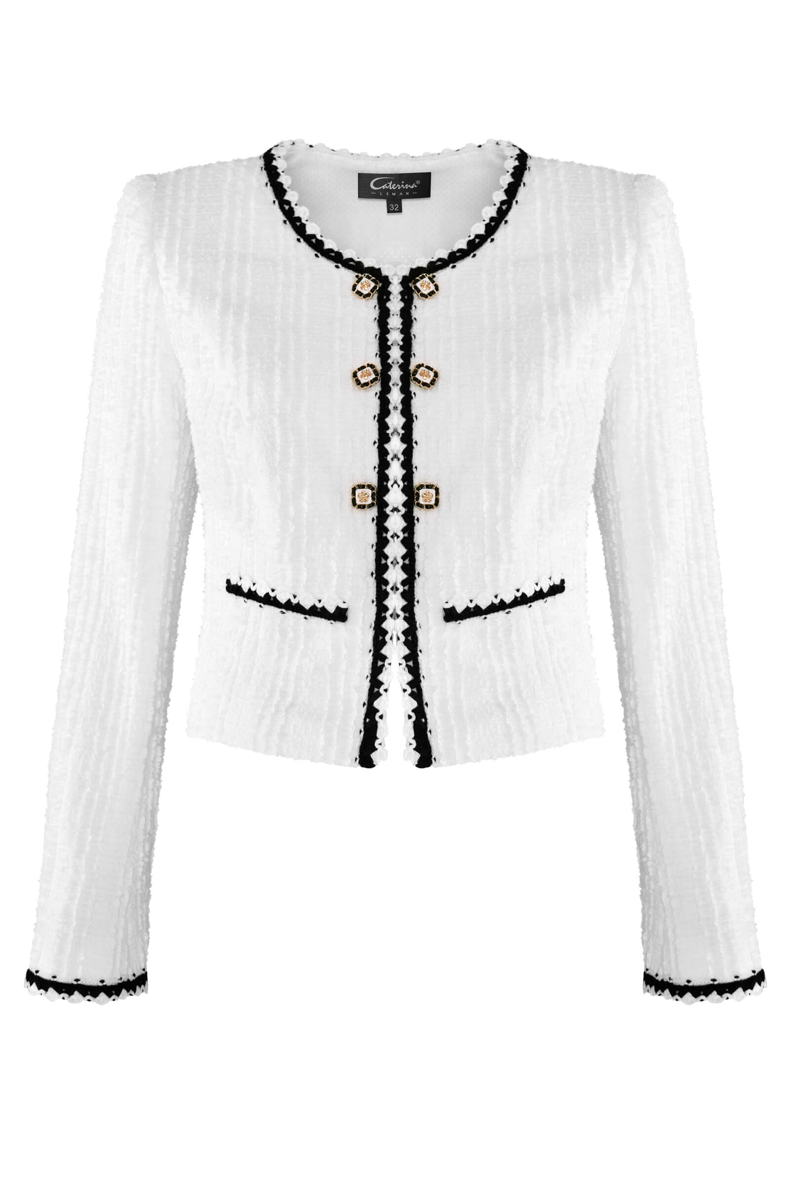 Жакет с контрастной отделкой Бренд Caterina Leman