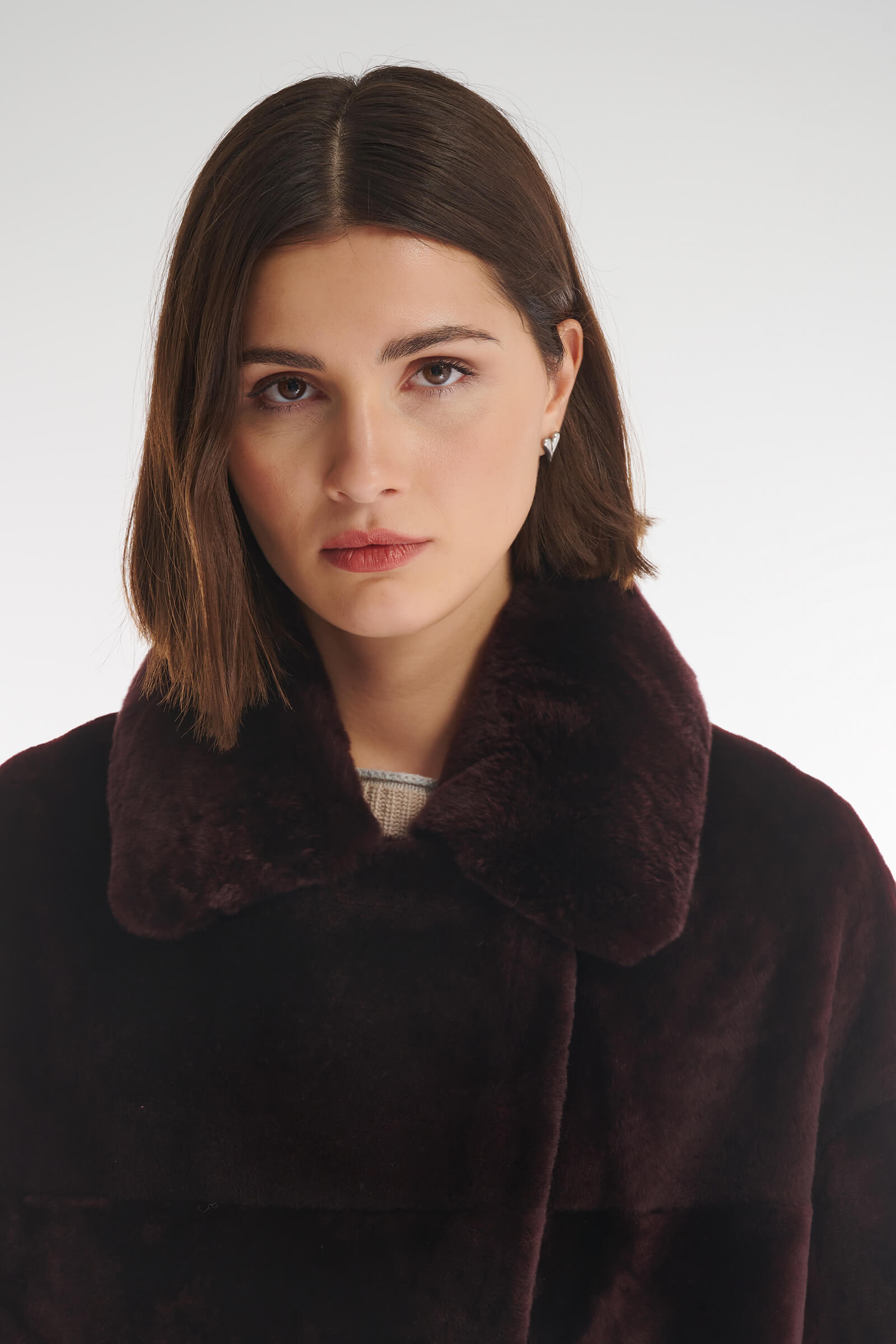 Комбинированная дубленка Бренд Caterina Leman