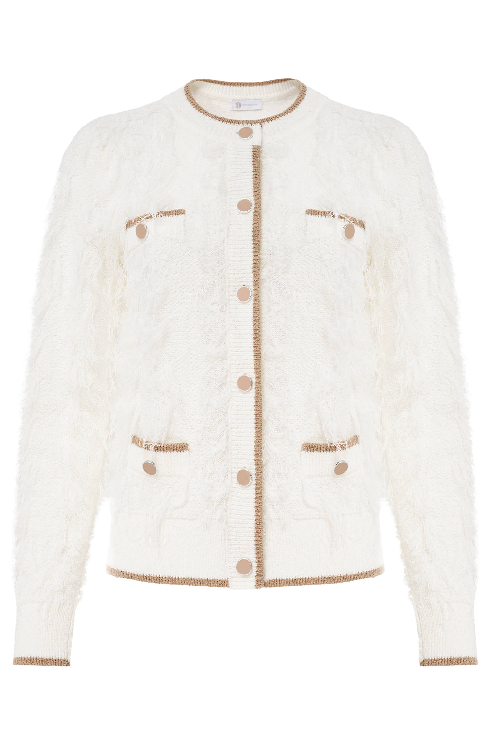 Фактурный кардиган на пуговицах Бренд Diana Gallesi