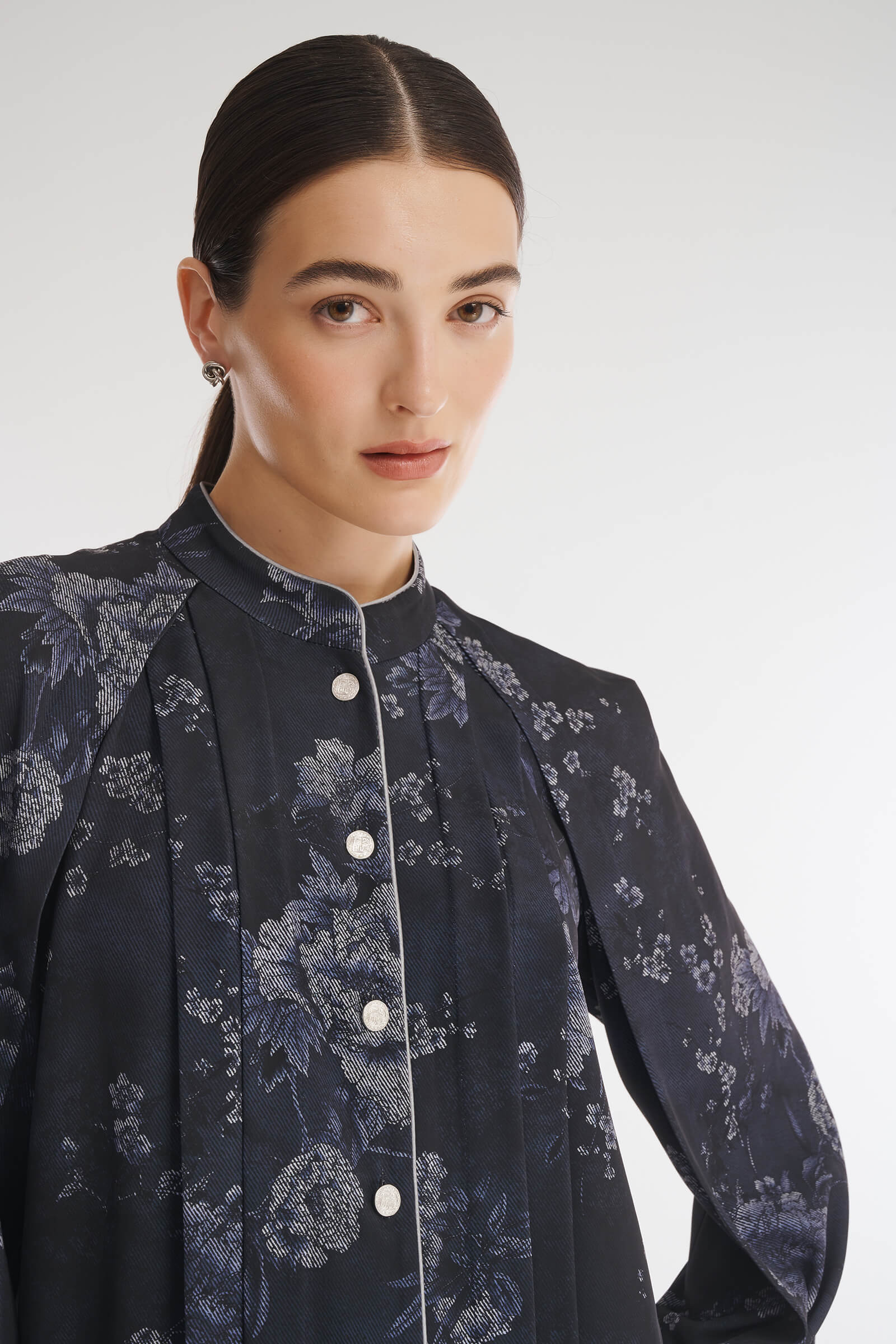 Рубашка с цветочным принтом Бренд Caterina Leman