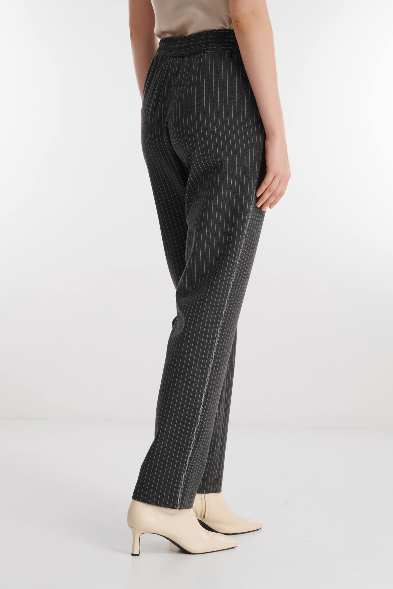 Брюки в полоску из смесовой вискозы Бренд Caterina Leman