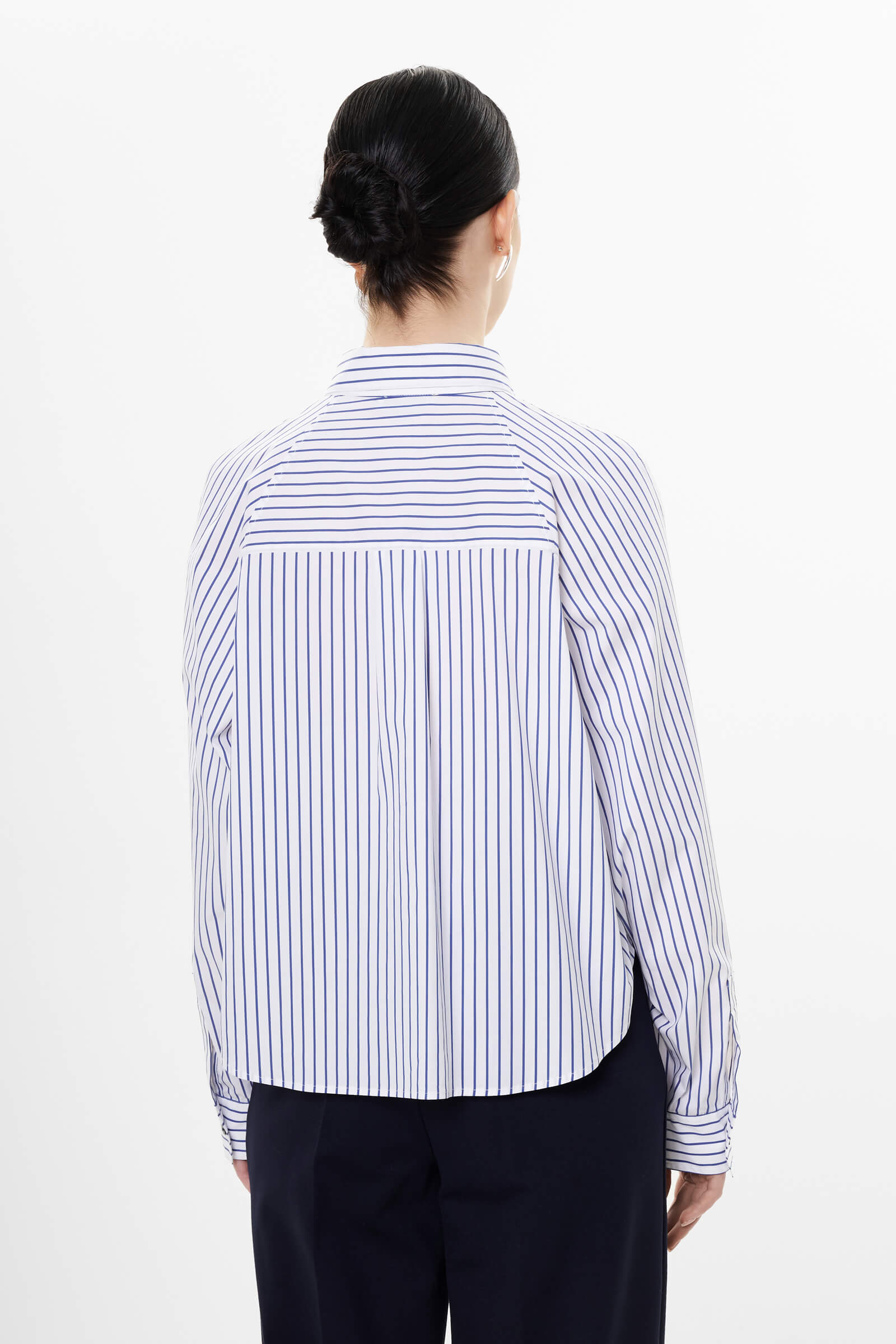 Укороченная хлопковая рубашка Бренд Diana Gallesi