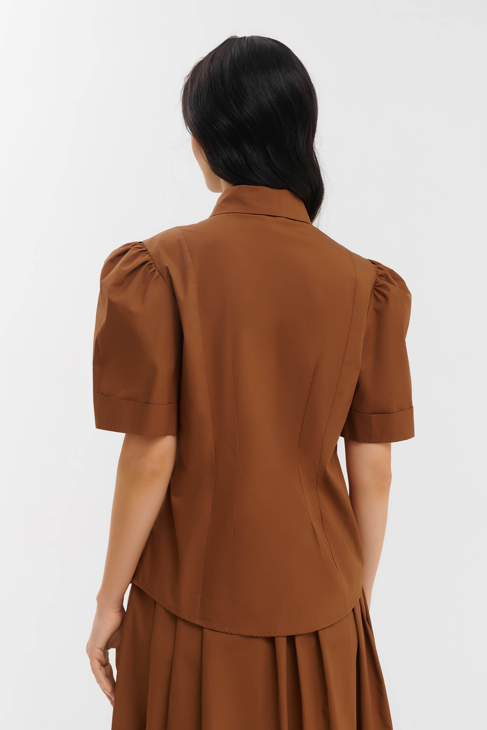 Блузка из хлопка на пуговицах Бренд Milva Mi