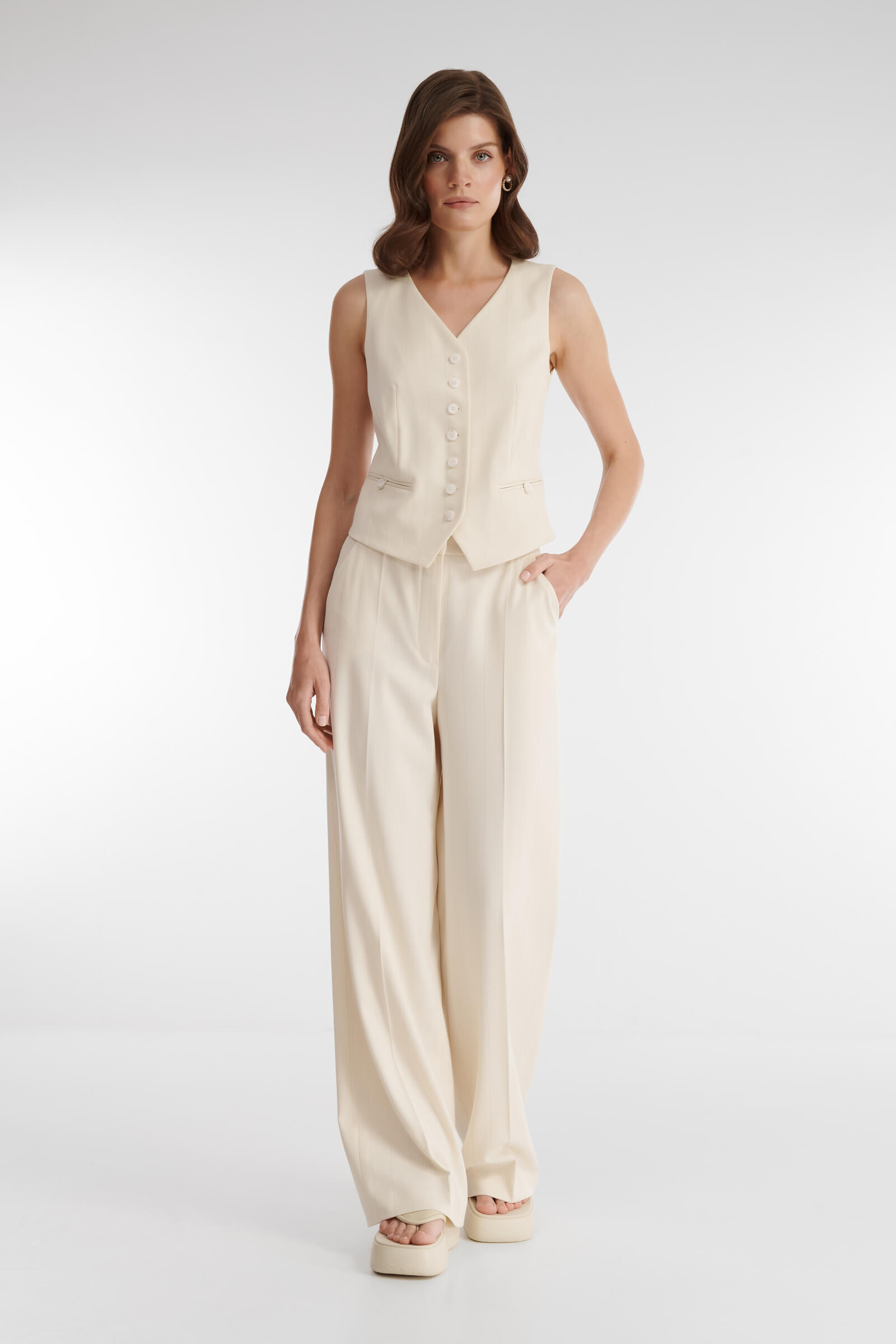 Жилет в полоску Бренд Caterina Leman