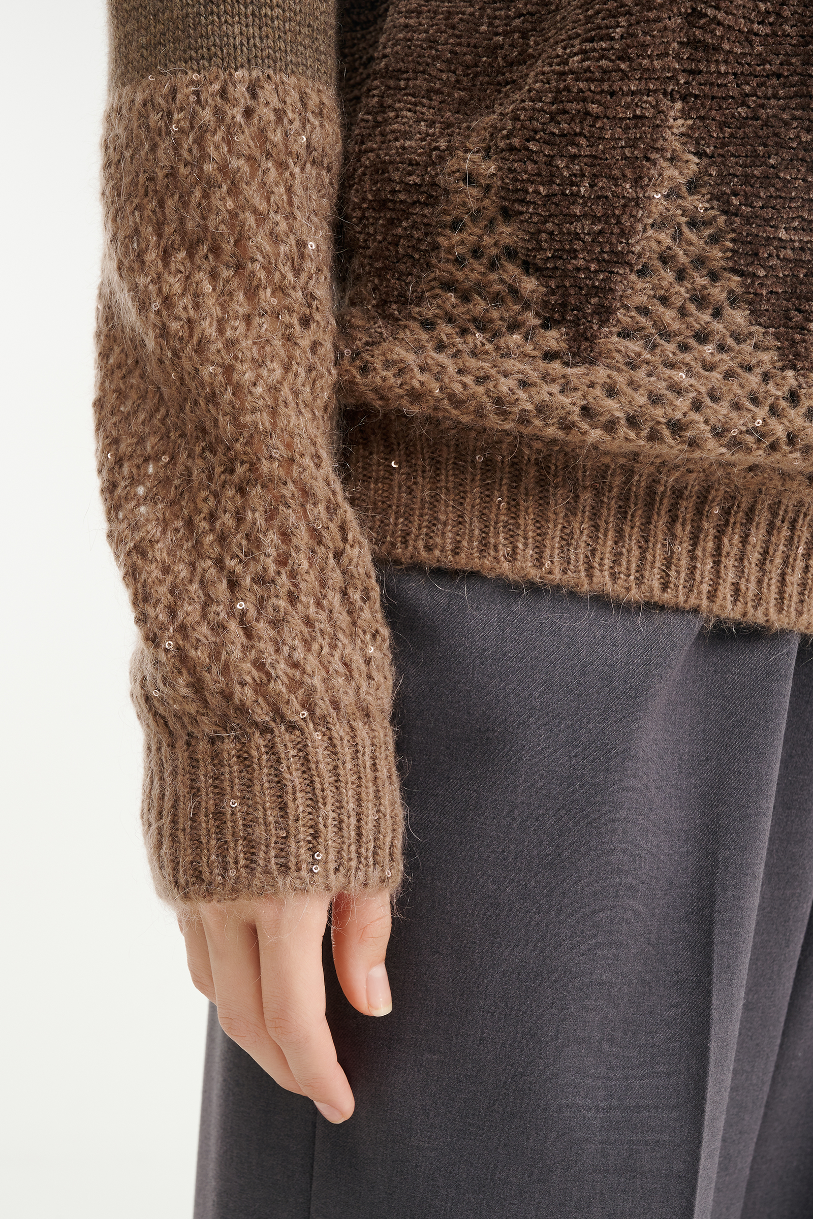 Джемпер с пайетками Бренд Rocco Ragni