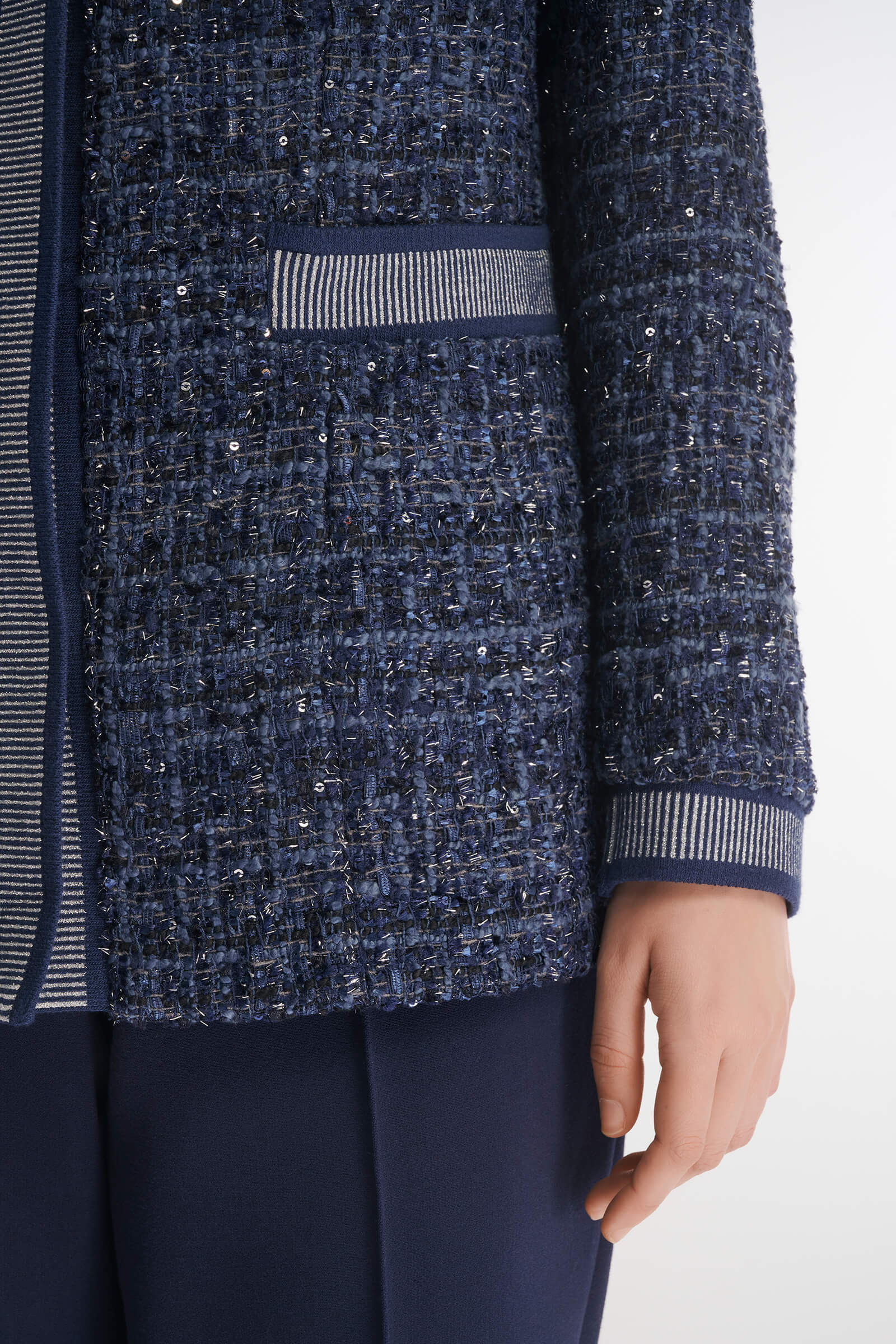 Жакет из поливискозы с люрексом и пайетками Бренд Caterina Leman