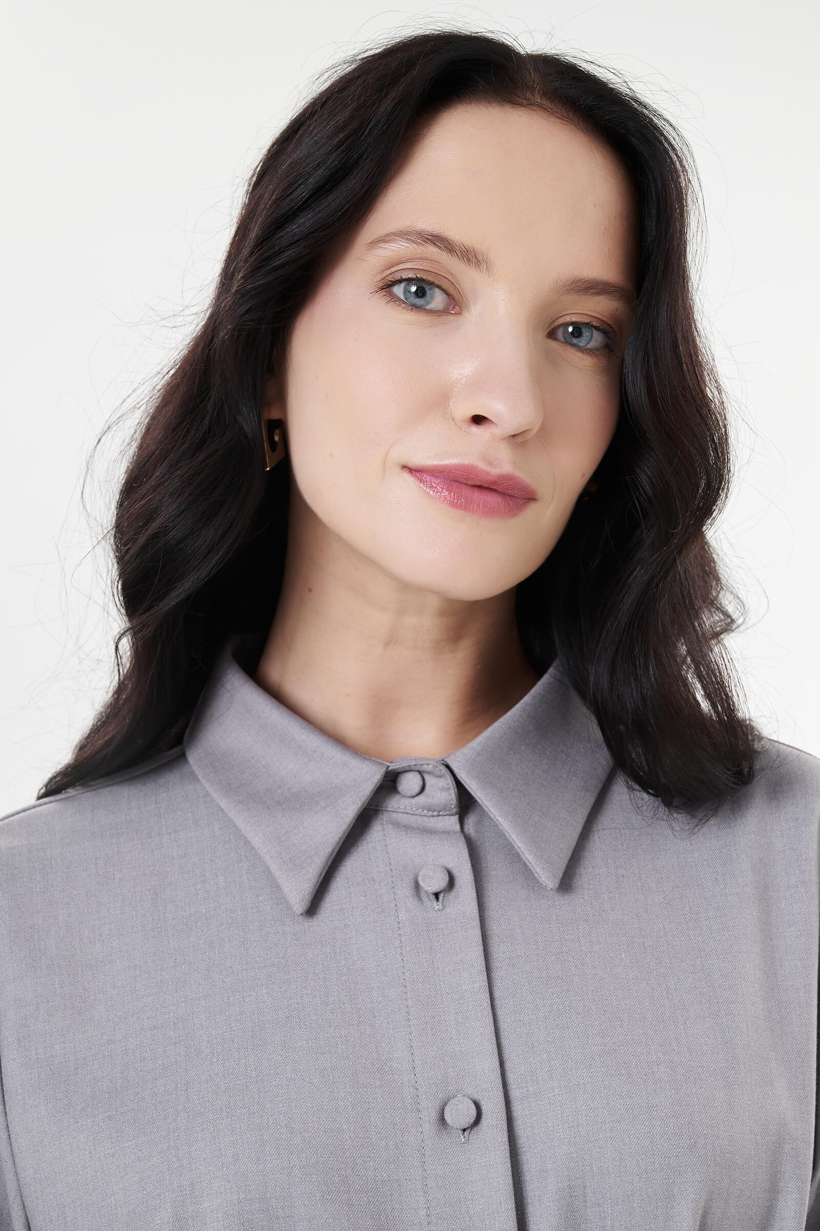 Платье-рубашка с плиссировкой Бренд Milva Mi