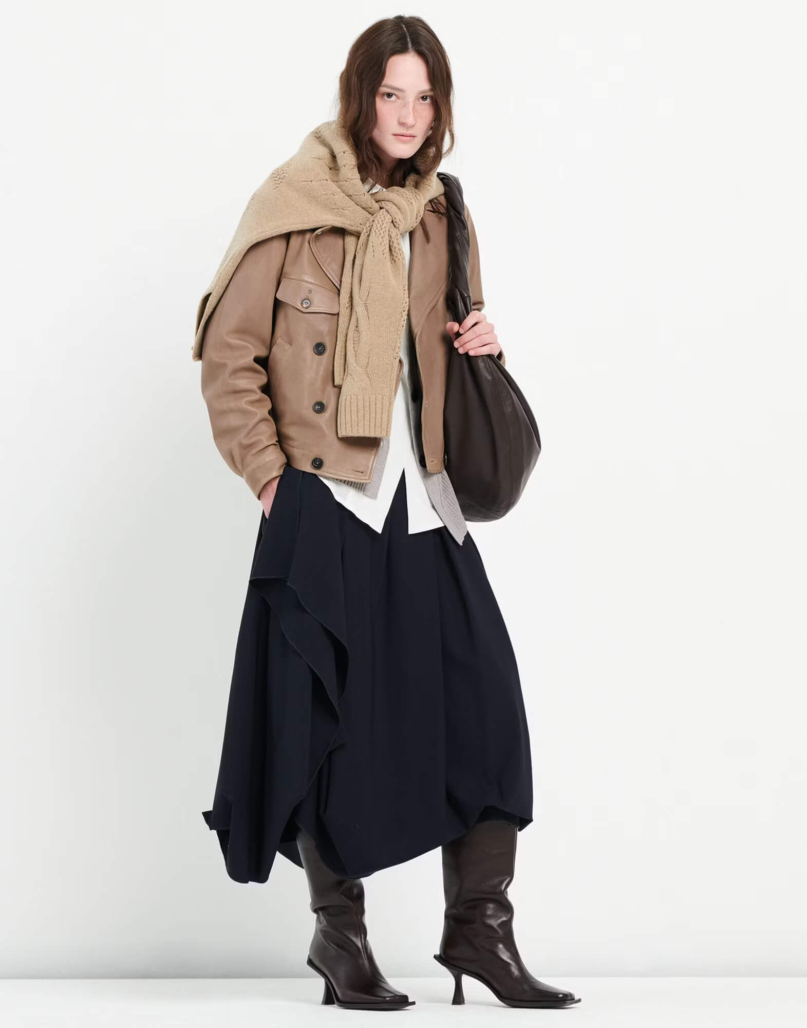 Юбка с асимметричными клиньями Бренд High