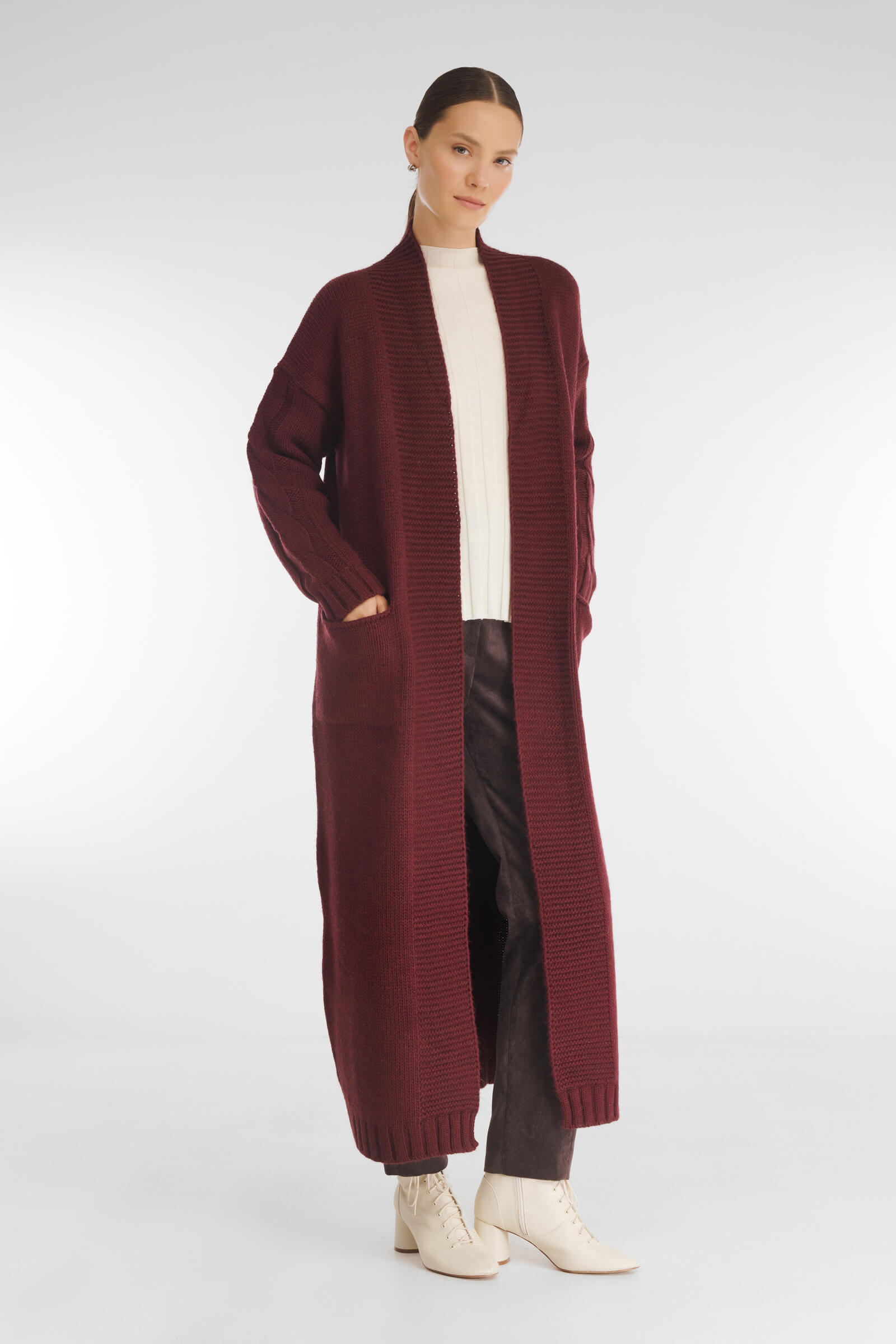 Кардиган мидакси на запах Бренд Caterina Leman