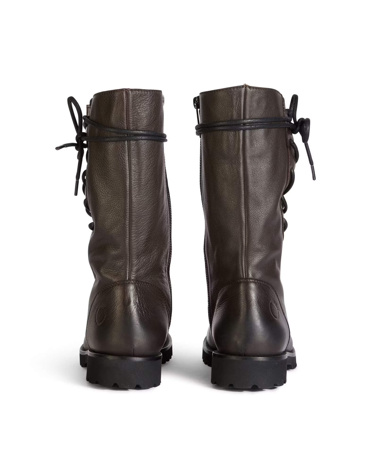 Ботинки с асимметричной шнуровкой Бренд High