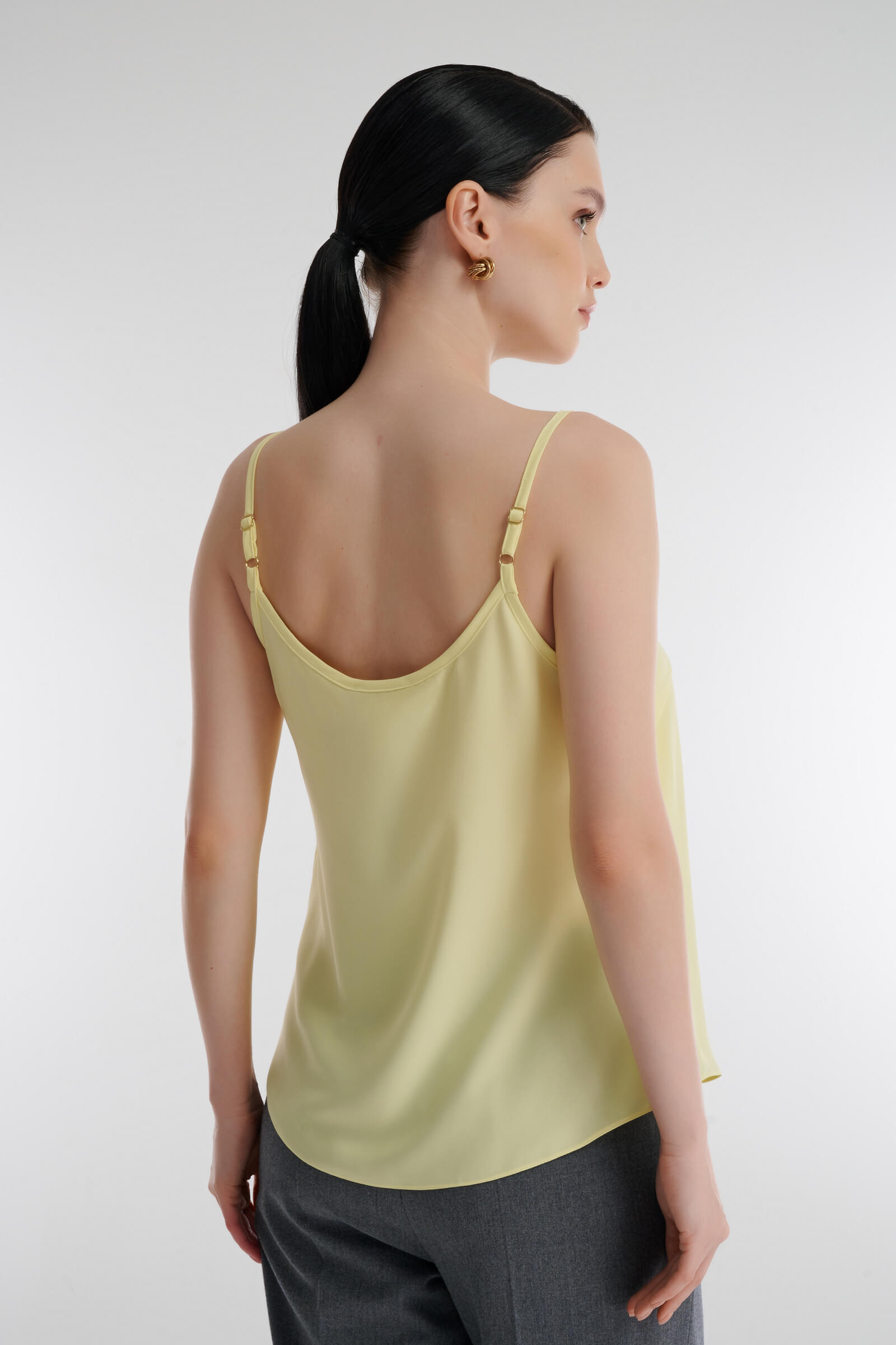 Топ из поливискозы с регулируемыми бретелями Бренд Caterina Leman