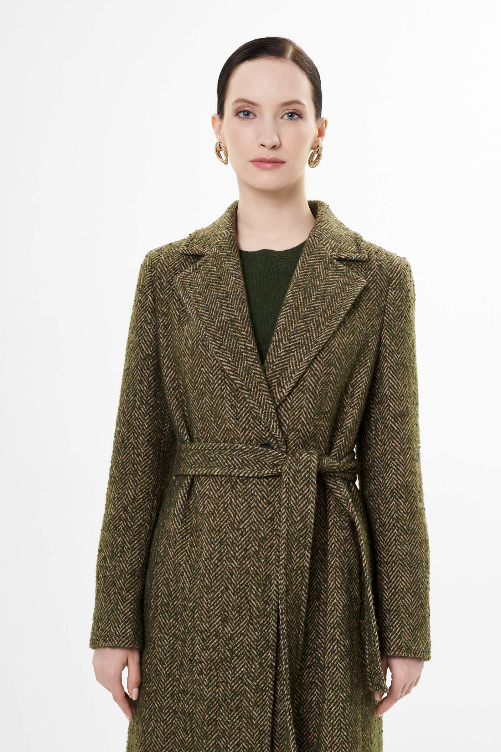 Пальто с английским воротником Бренд Diana Gallesi