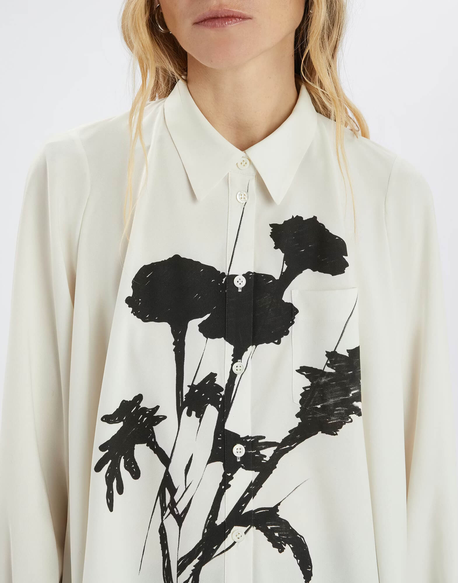 Рубашка с цветочным узором Бренд High