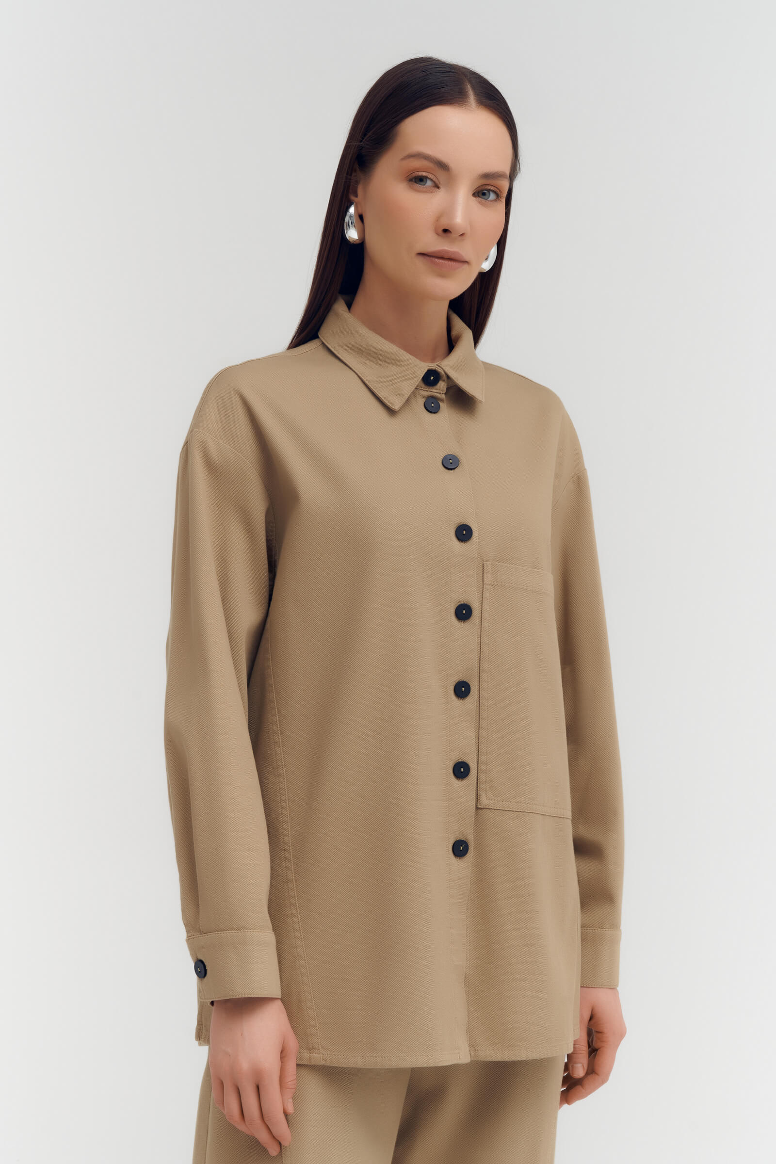 Рубашка из хлопка Бренд Sarah Pacini