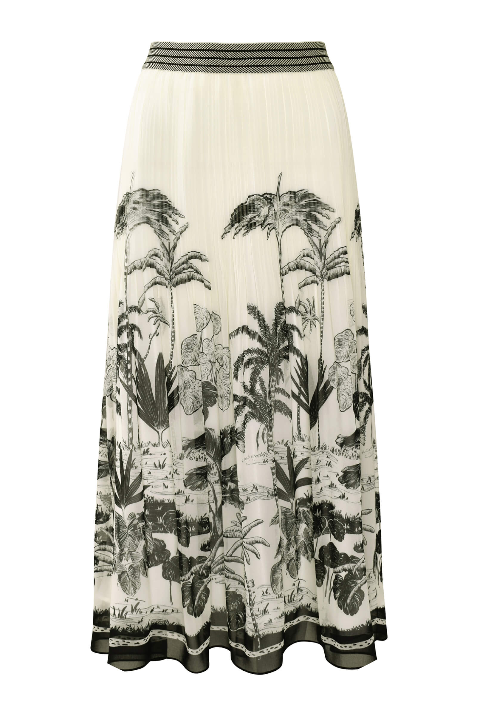 Юбка миди с растительным принтом Бренд Caterina Leman