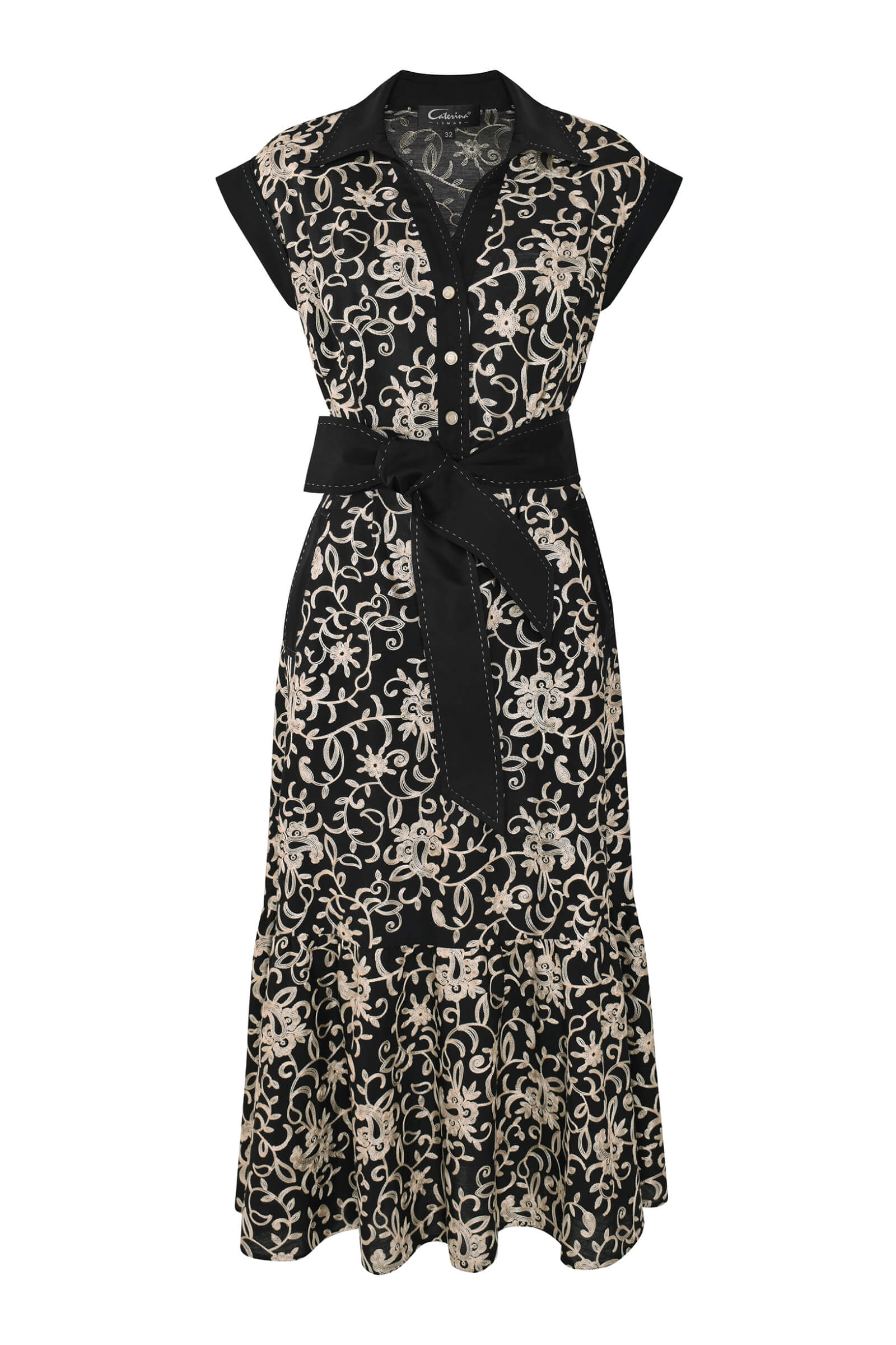 Платье с вышивкой Бренд Caterina Leman